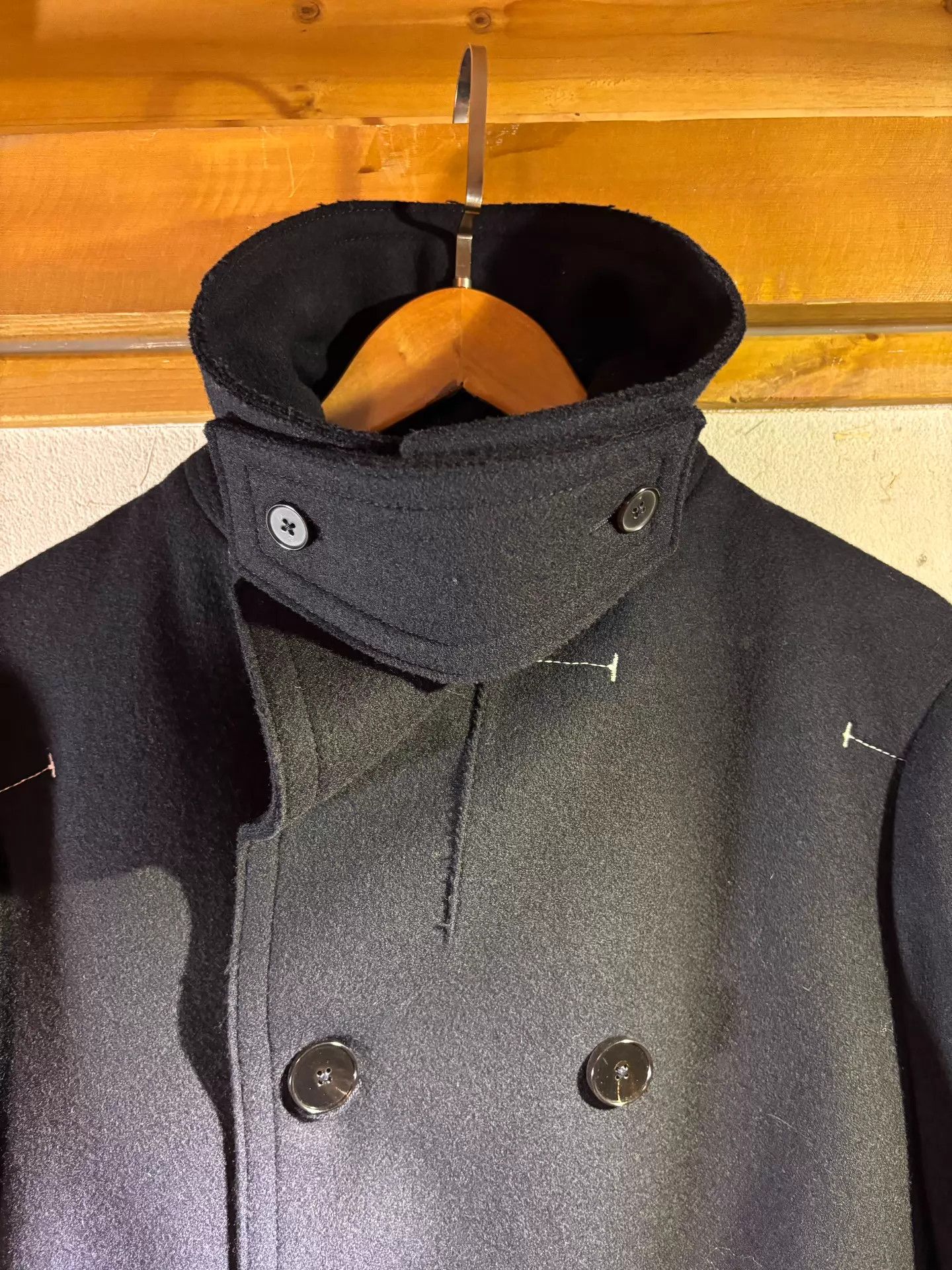 Jil Sander Jil Sander 18AW DB Wool Coat Size 50 (Sizing Down) Size US M / EU 48-50 / 2 - 2 Thumbnail