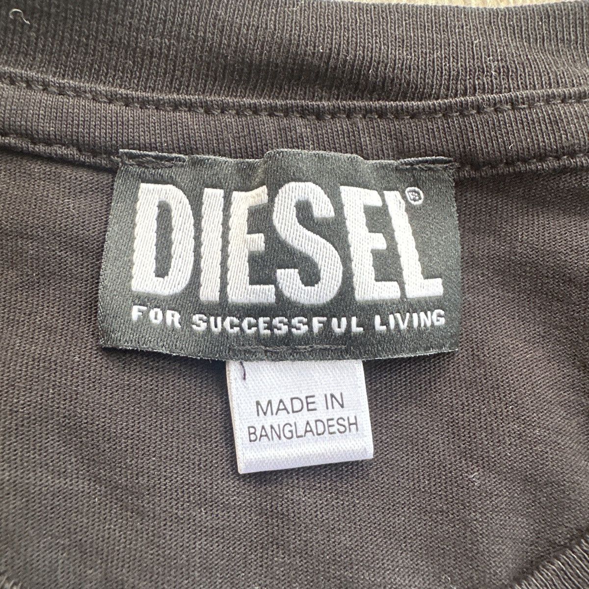 Diesel Diesel Industry black T-shirt red lettering Size US M / EU 48-50 / 2 - 4 Thumbnail