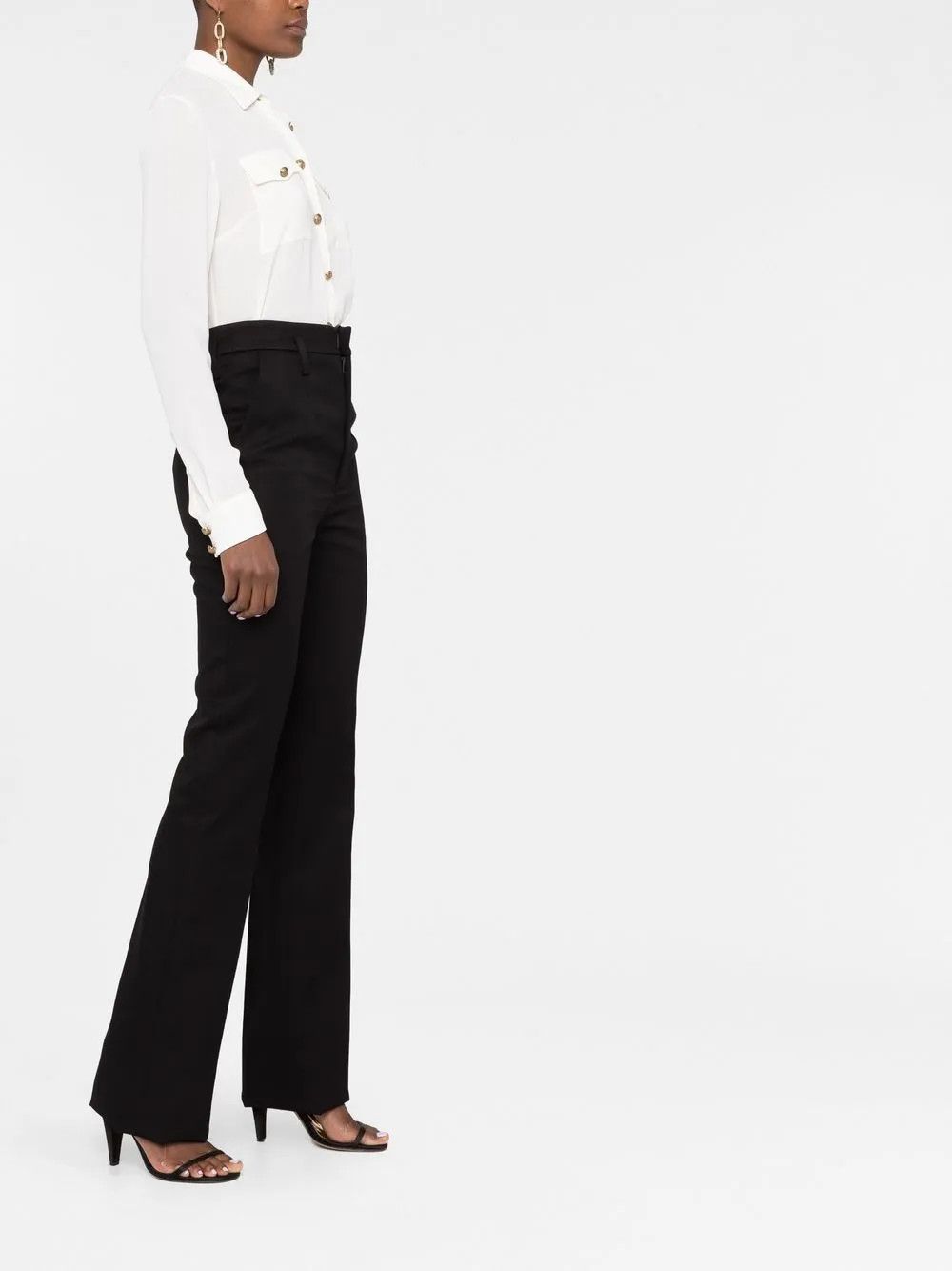Saint Laurent Paris o1y0126 Casual Pant in Black Size 30" / US 8 / IT 44 - 4 Thumbnail