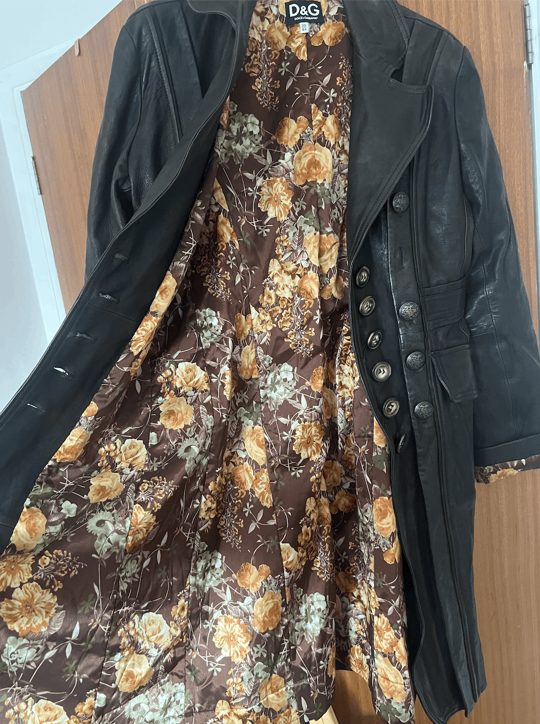 Dolce & Gabbana Vintage D&G brown leather coat Size M / US 6-8 / IT 42-44 - 8 Thumbnail