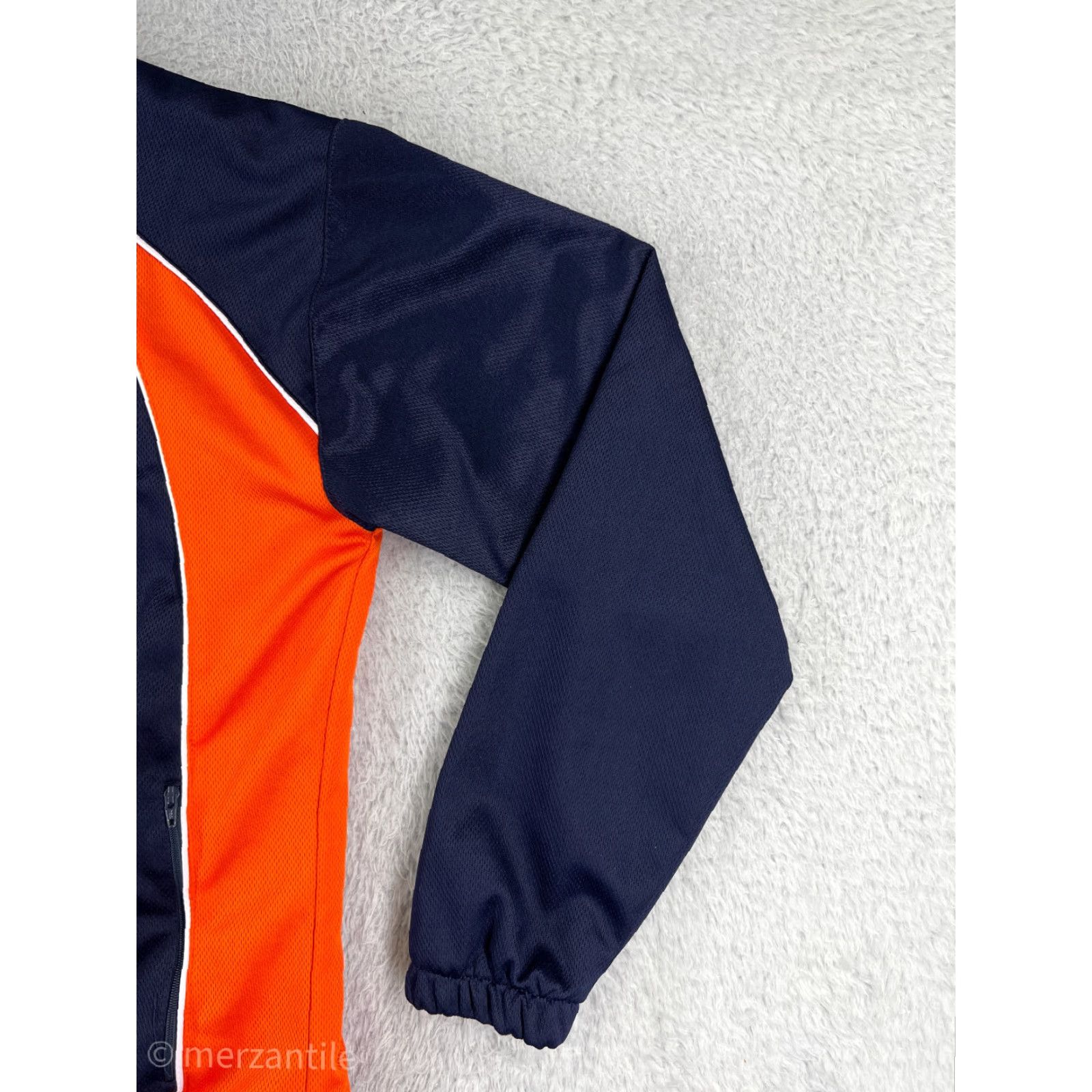 Vintage Two Five Jacket Womens M Blue Orange 1/4 Zip Jersey Sports Team Pullover Shirt Size M / US 6-8 / IT 42-44 - 7 Thumbnail