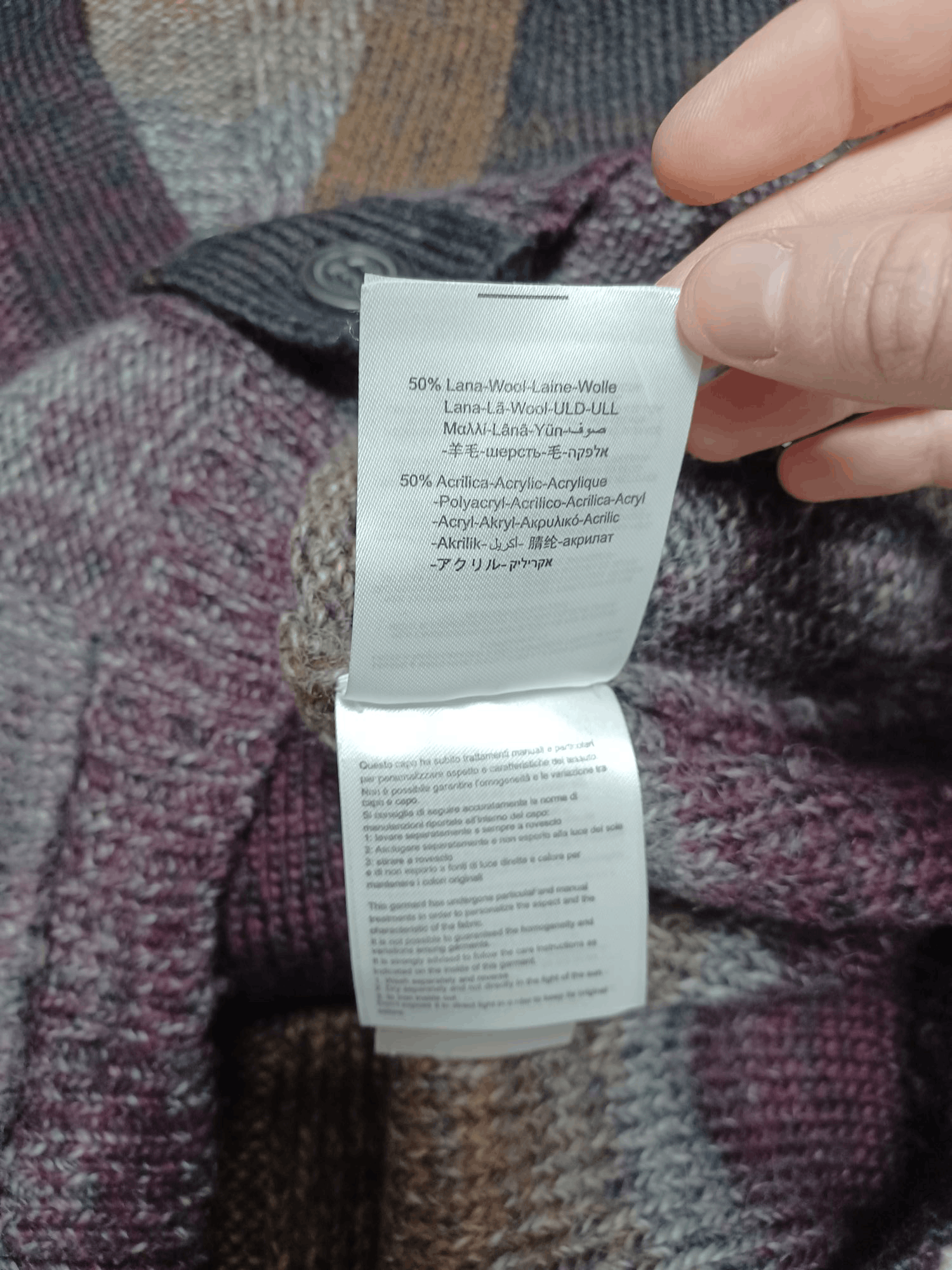 Replay REPLAY WOOL FIRE MULTIPOCKET CARDIGAN OLDMONEY Size US L / EU 52-54 / 3 - 5 Thumbnail