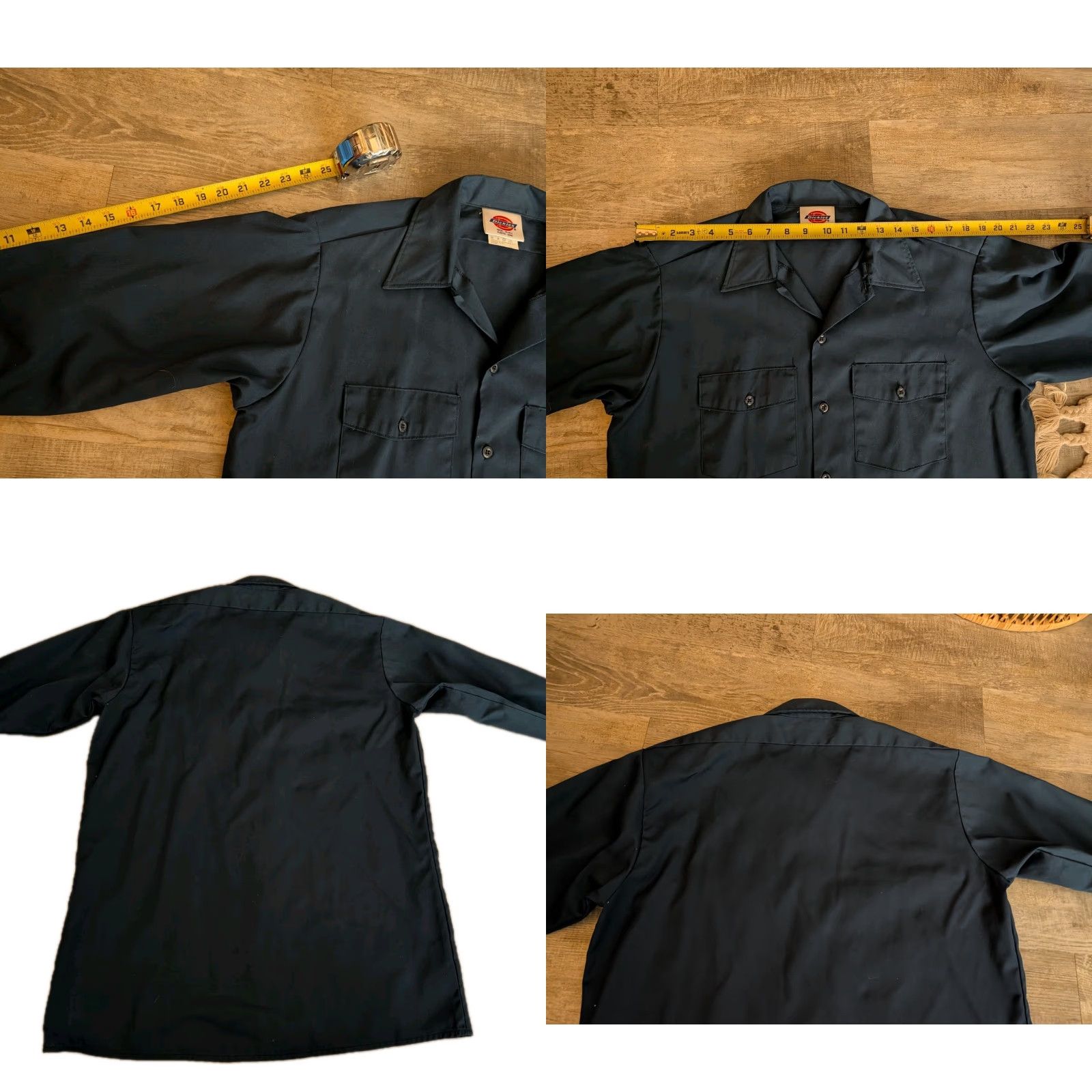 Dickies VINTAGE Dickies Shirt Mens Large Blue Button-Up 90s Long Sleeve Workwear Pocketed Casual USA National Brand Size US L / EU 52-54 / 3 - 9 Thumbnail