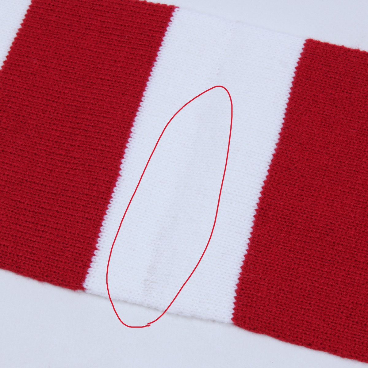 Designer × Jean Paul Gaultier Jean Paul Gaultier I Love Red White Striped Unisex Scarf Size ONE SIZE - 4 Thumbnail