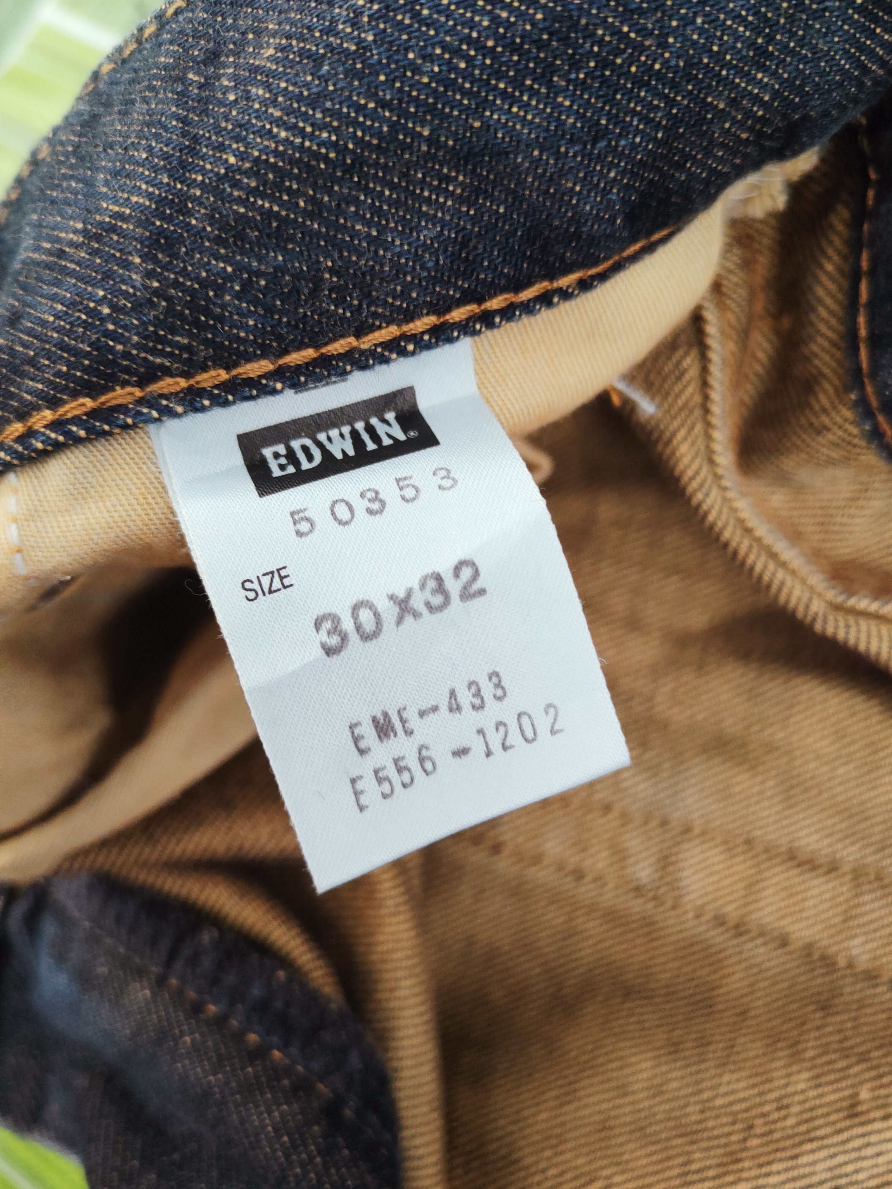 Edwin Edwin Dark Blue Distressed Ripped Jeans #S2678 Size US 30 / EU 46 - 16 Thumbnail