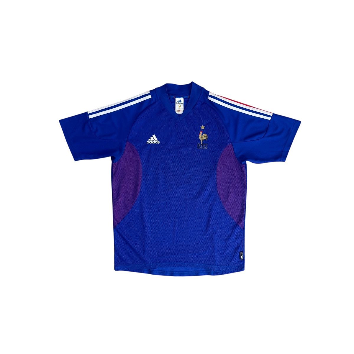 Vintage Vintage Adidas France National 2002/2004 Home Soccer Jersey Size US M / EU 48-50 / 2 - 1 Thumbnail