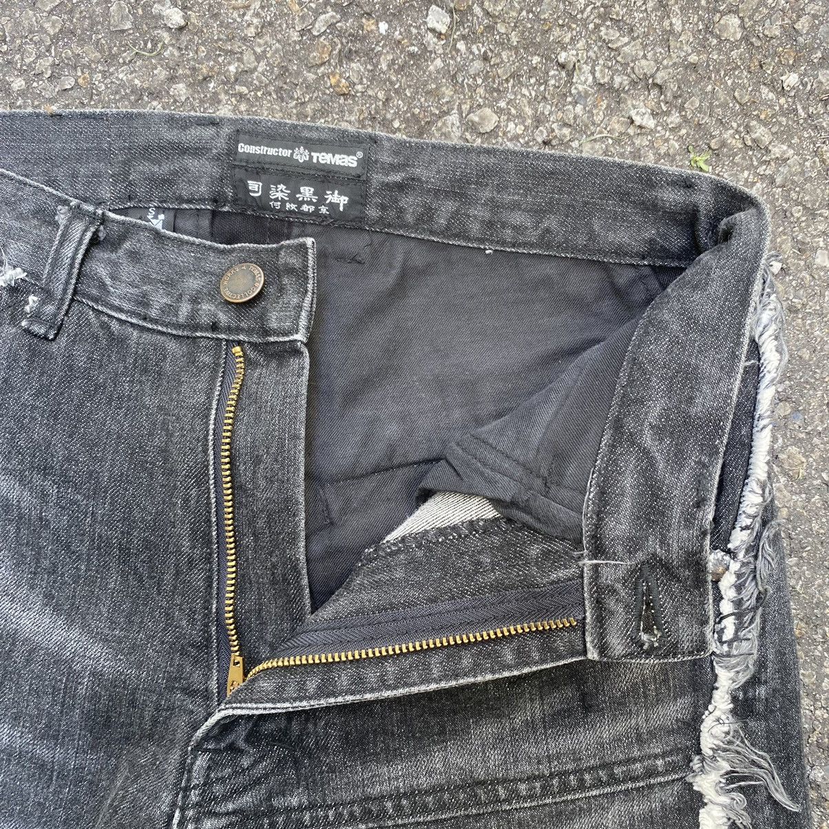 If Six Was Nine × Japanese Brand Kyoto Temas Collective Works Jeans Punk Style Denim Grunge Size US 27 - 5 Thumbnail