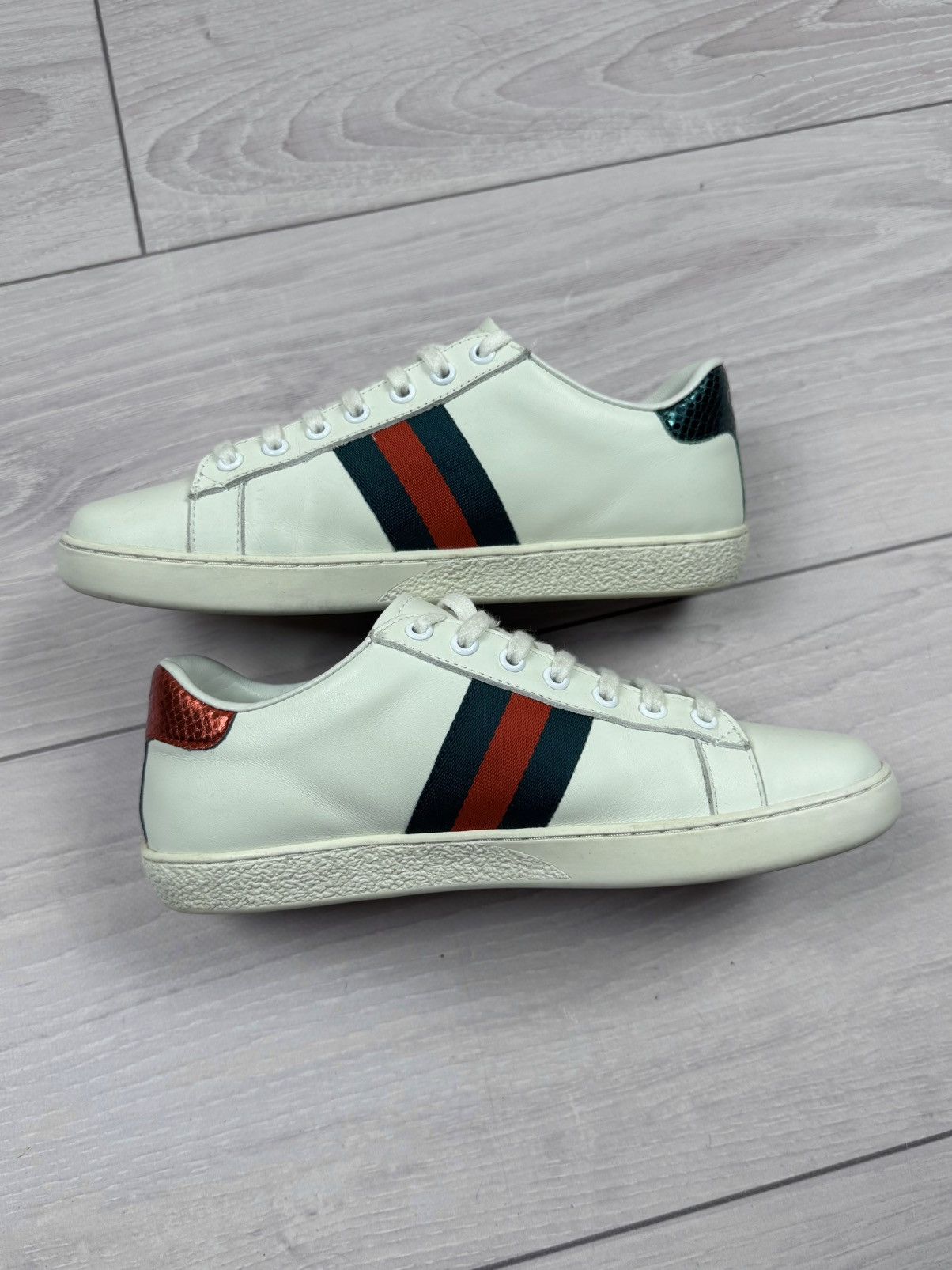 Gucci Gucci Arrow Ace Embroidered Sneakers 37 sz Size US 6.5 / IT 36.5 - 2 Thumbnail