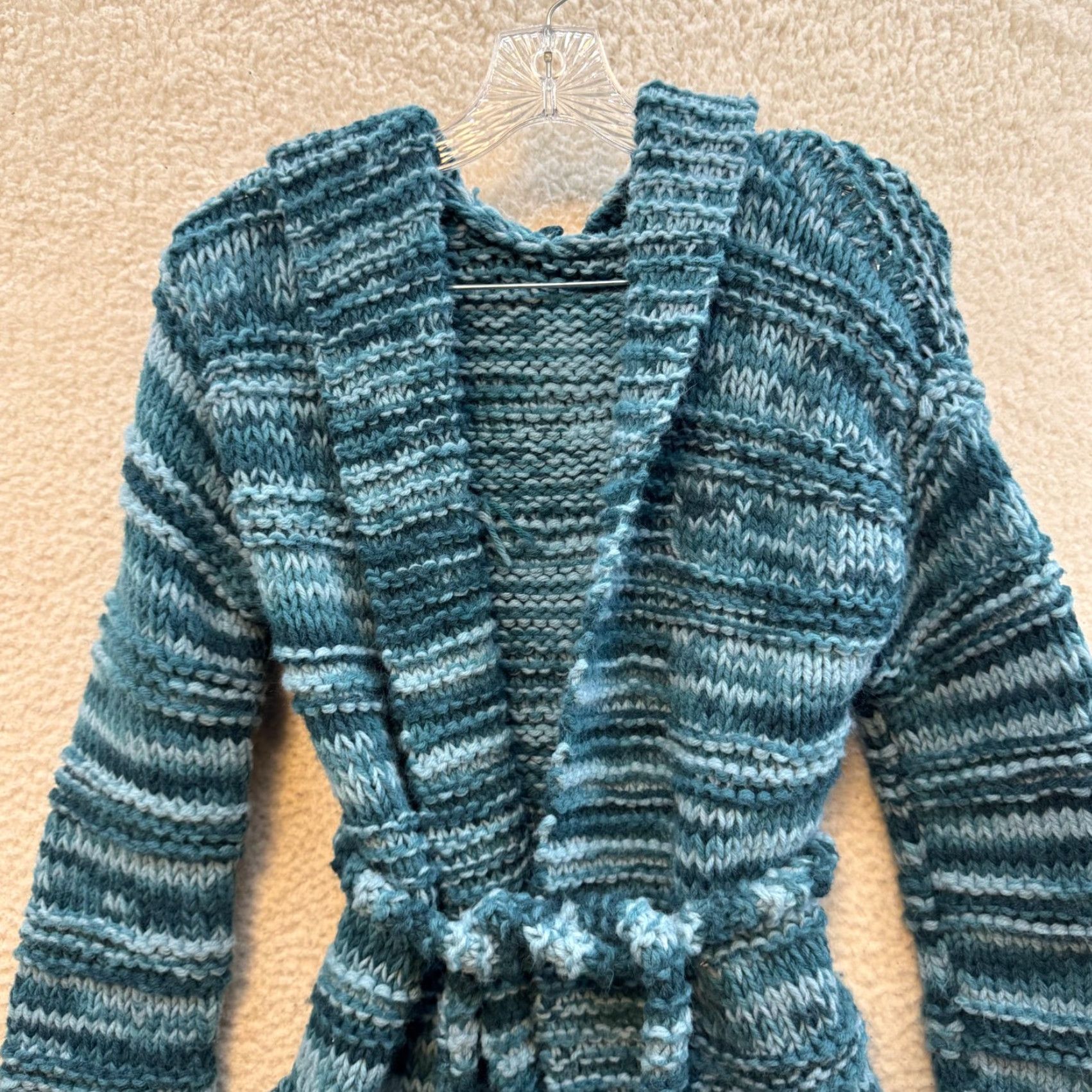 Vintage VINTAGE Y2K Boho Chunky Crochet Knit Cardigan Sweater S Boho Fairy Grunge Womens Size S / US 4 / IT 40 - 4 Thumbnail