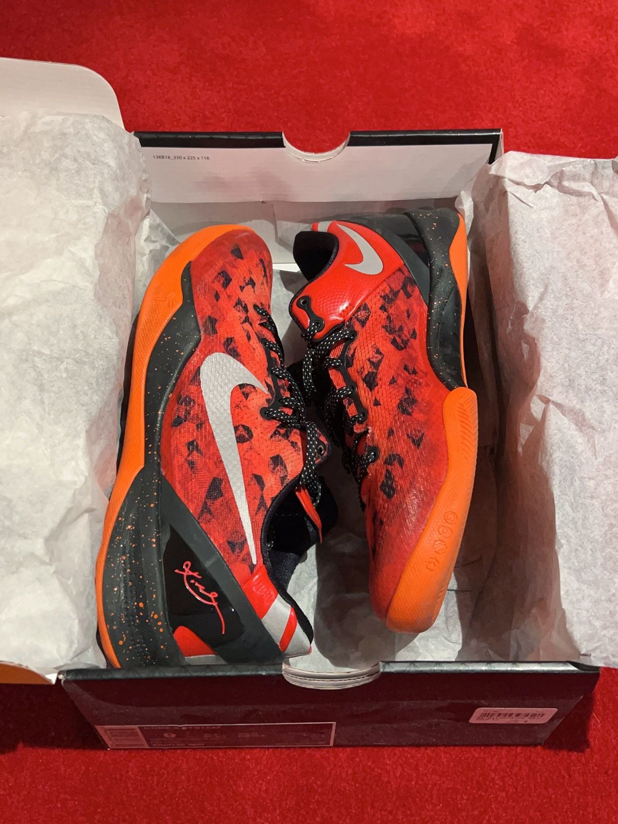 Jordan Brand × Nike Nike Kobe 8 System (Challenge Red) Size US 9 / EU 42 - 7 Thumbnail