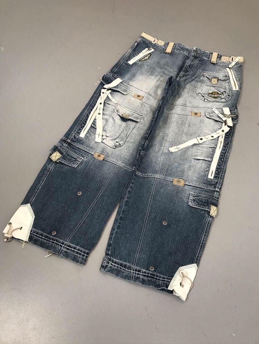 JNCO × Jet Lag × Southpole Rare vintage Jet lag multi pocket cargo denim Size US 38 / EU 54 - 3 Thumbnail