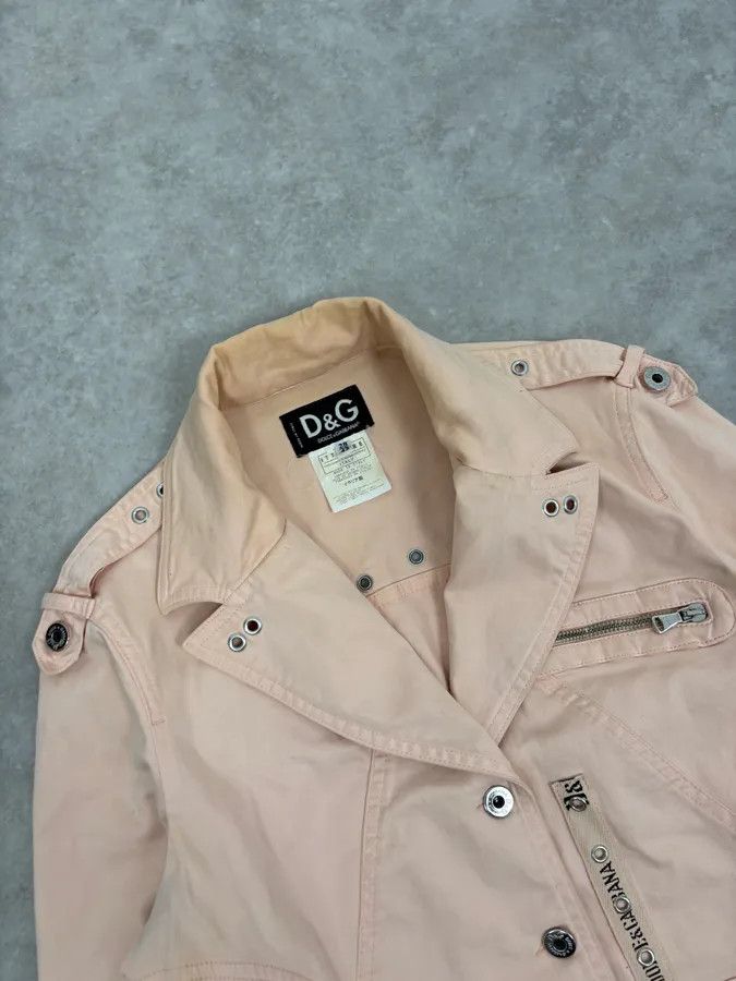 Dolce & Gabbana 2000s Dolce & Gabbana Pink Multi Zip Cargo Jacket Size M / US 6-8 / IT 42-44 - 5 Thumbnail