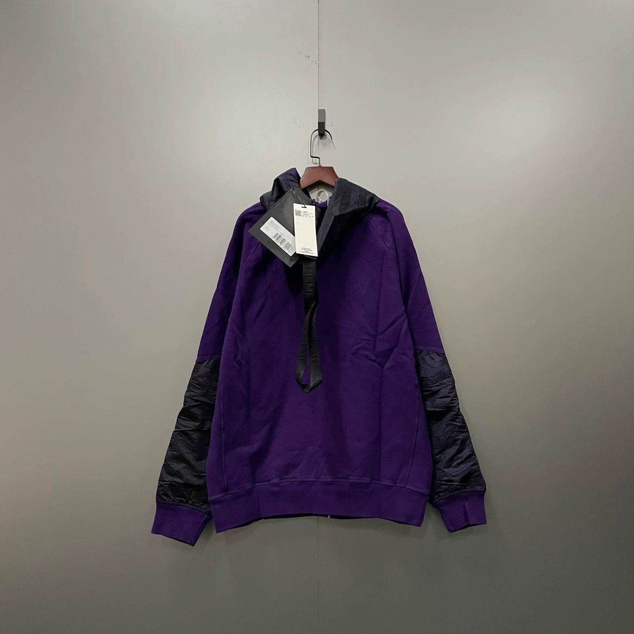 Nemen NEMEN Purple Print Logo Hoodie Size US L / EU 52-54 / 3 - 2 Thumbnail