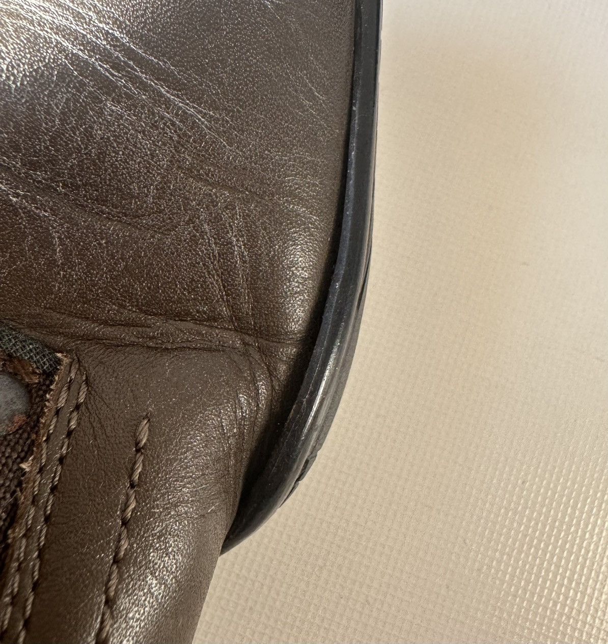 Prada Prada FW99 Leather square toe strap military boots Size US 8 / IT 38 - 15 Thumbnail