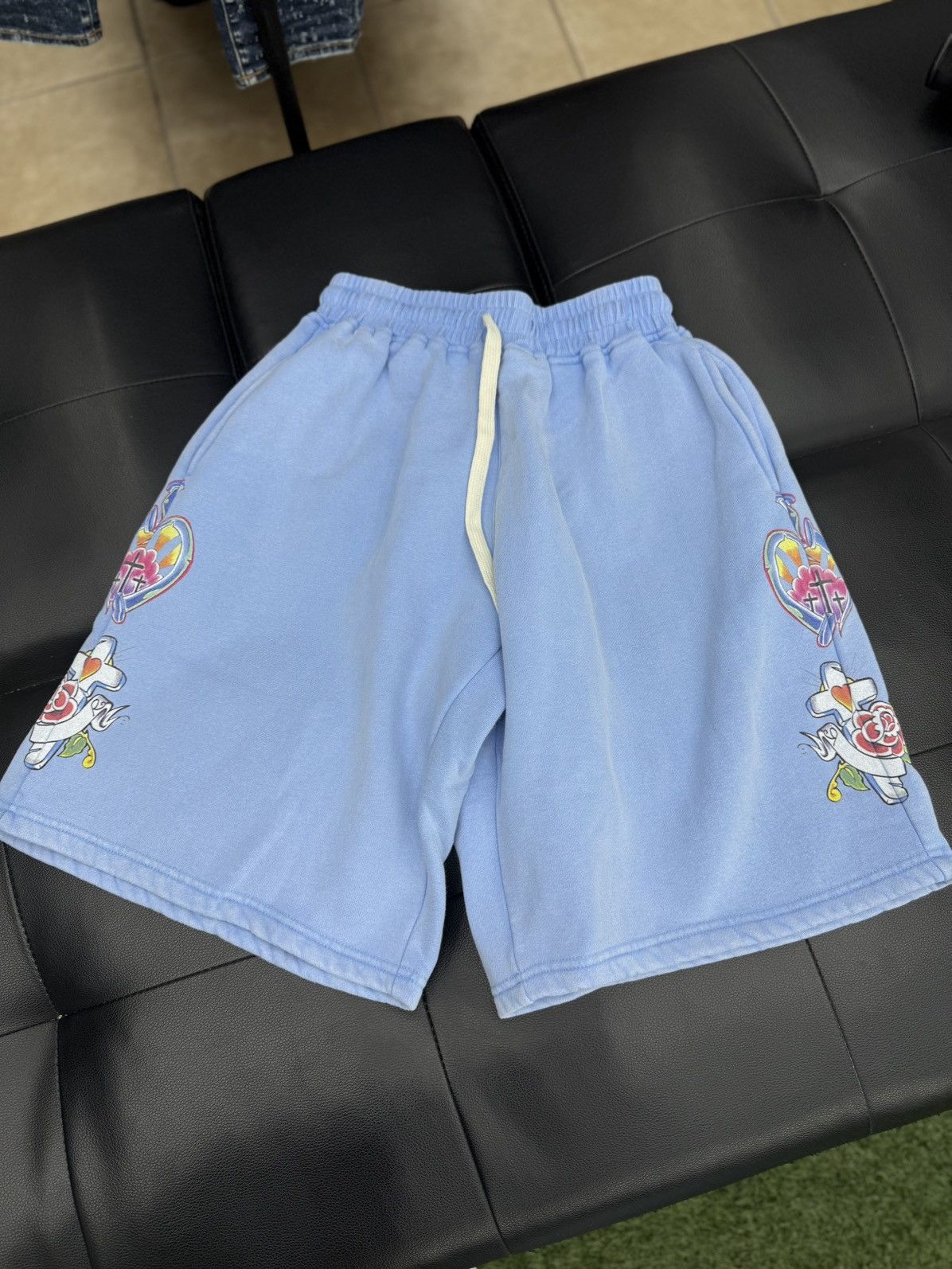 Other We Are Righteous Blue Cotton Shorts Size Small (NEW) Size US 29 - 1 Thumbnail