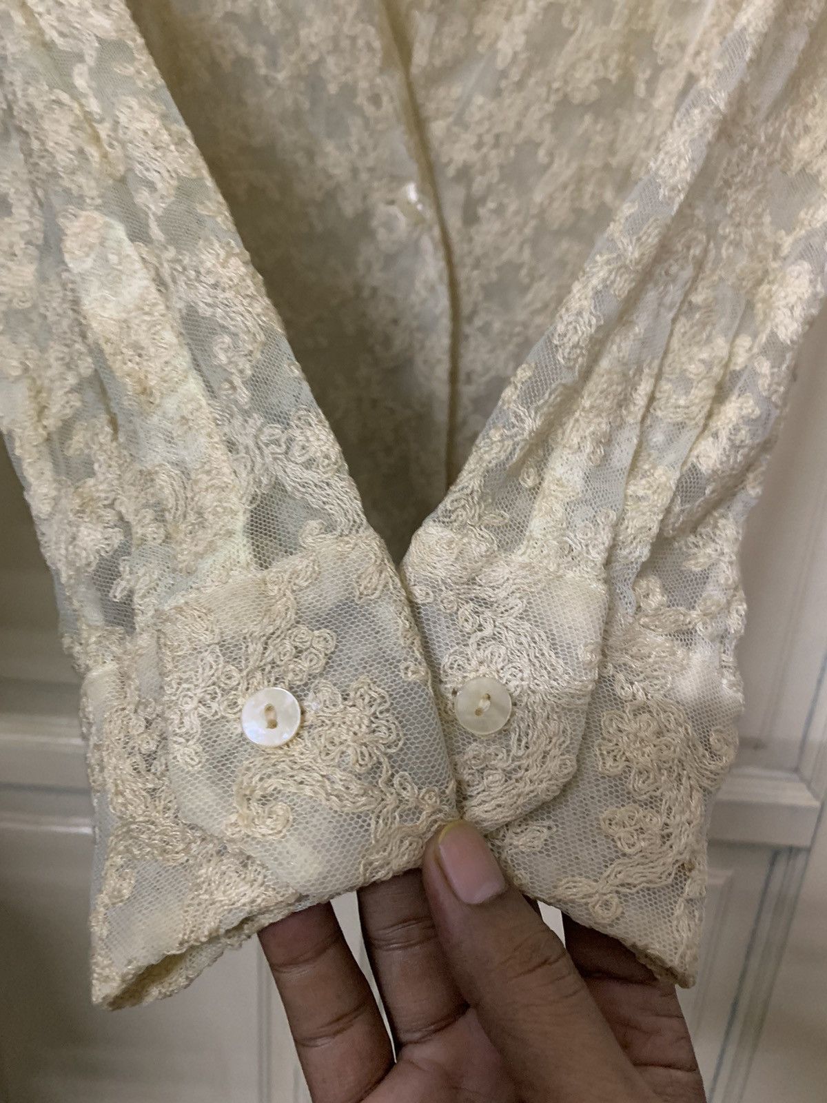 Jean Paul Gaultier 💥Final💥Vintage Jean Paul Gaultier Button Shirt Size S / US 4 / IT 40 - 4 Thumbnail