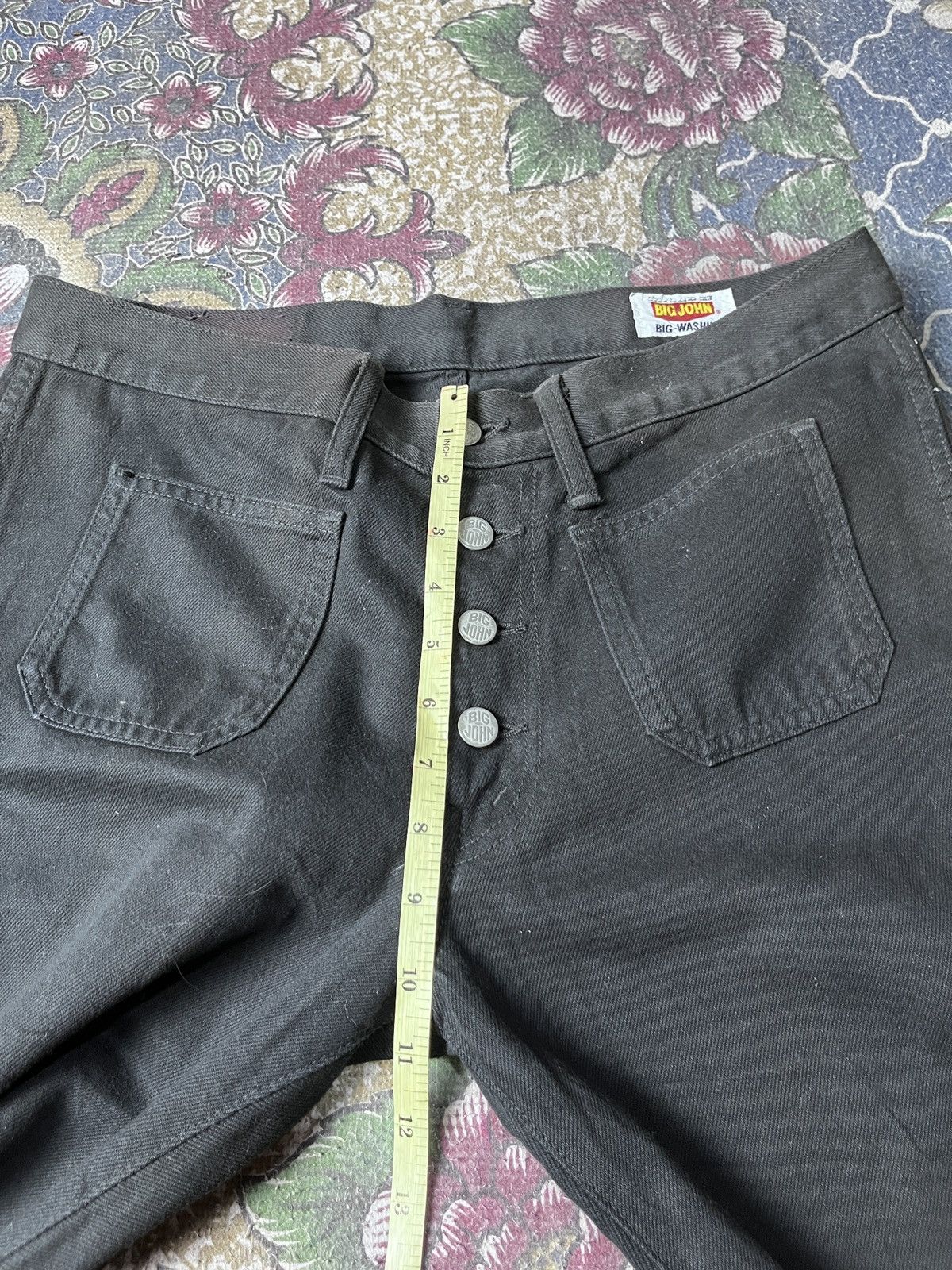 If Six Was Nine Super Flare Big John Distressed Jeans Size US 30 / EU 46 - 12 Thumbnail