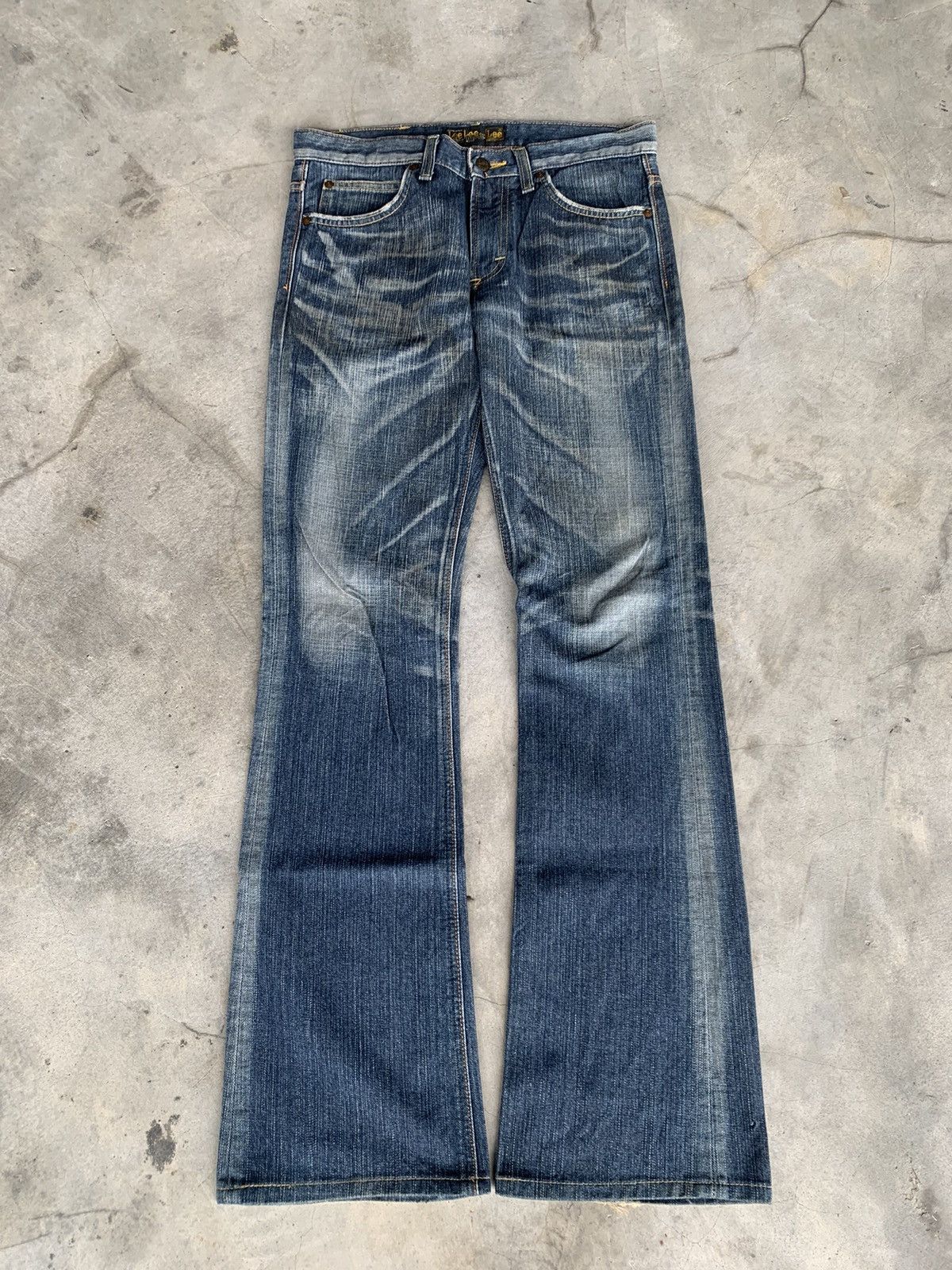 Lee Flare Lee Rider nice faded. Size US 32 / EU 48 - 12 Thumbnail