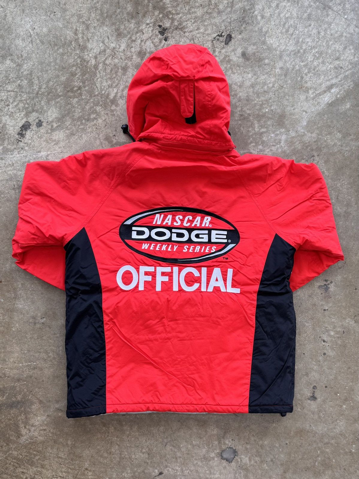 Vintage Vintage NASCAR Dodge Official Gear Hooded Jacket Medium Size US M / EU 48-50 / 2 - 5 Thumbnail