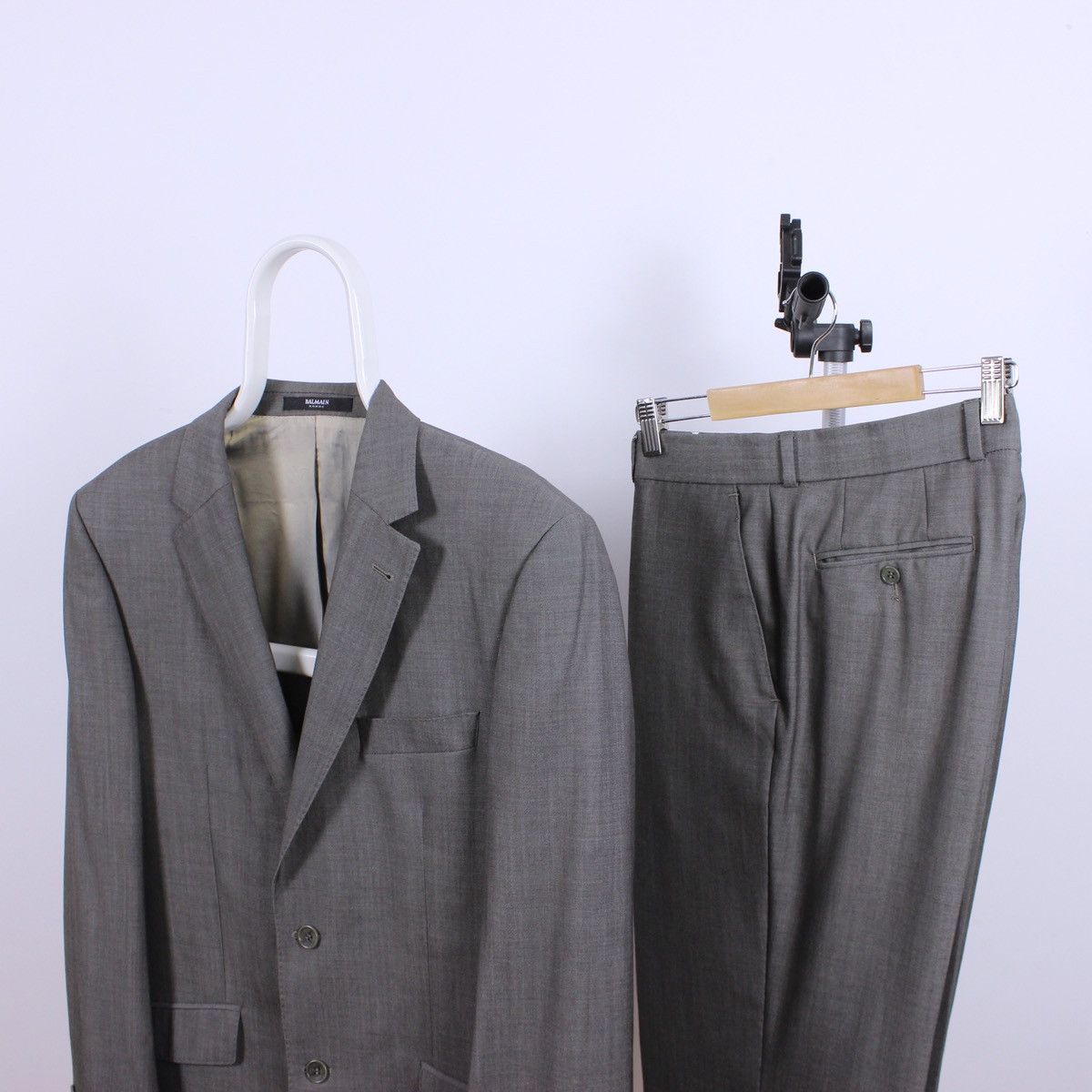 Balmain Balmain Homme Wool Suit Blazer+Pants Size 40R - 1 Thumbnail