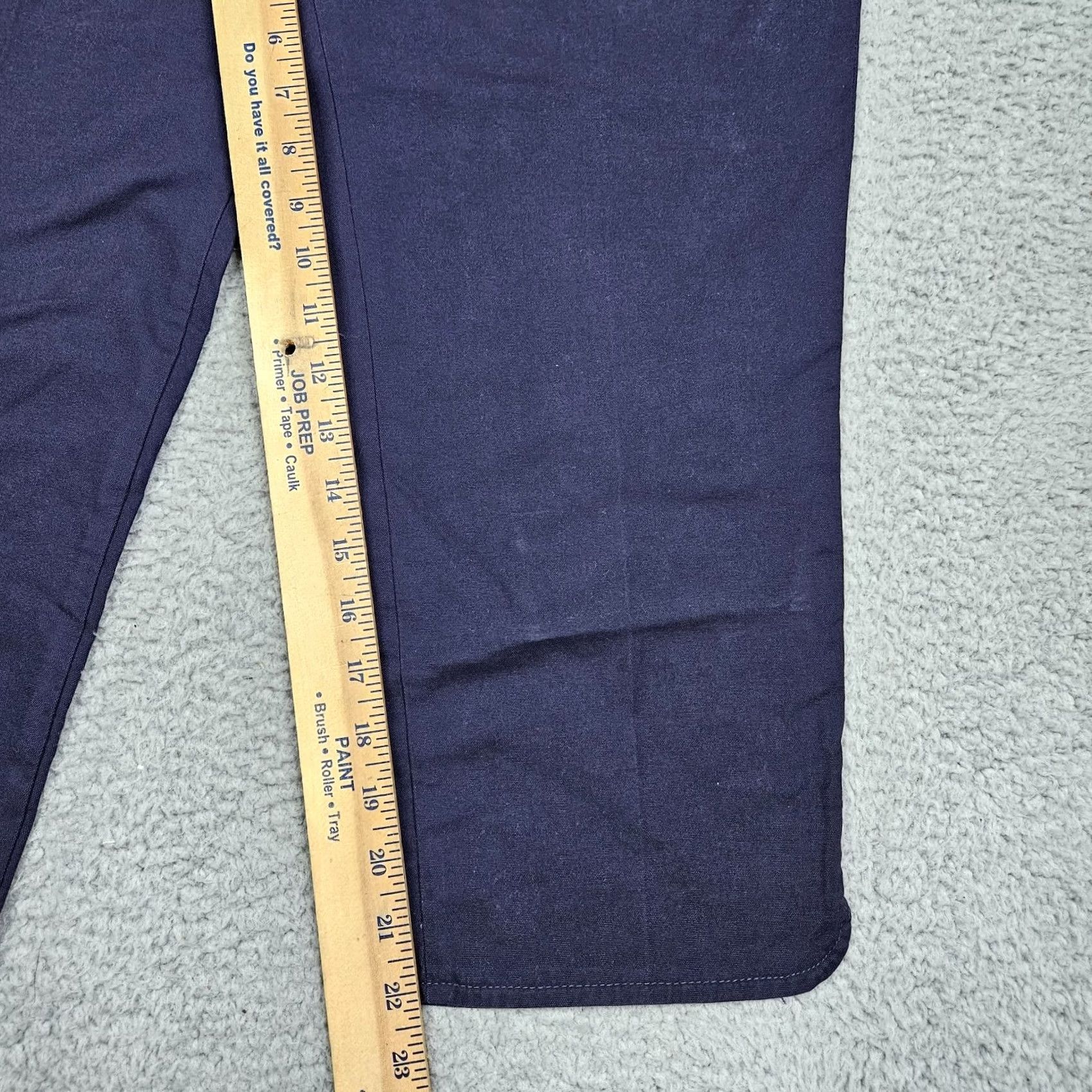 Talbots Talbots Women’s Dark Navy Blue Cropped Casual Pant Size 12P New Pants Petite Blue Cropped Casual 12P Womens Size 34" / US 12 / IT 48 - 6 Thumbnail