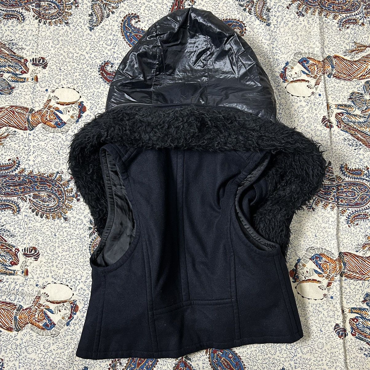 CABANE de ZUCCa × Zucca ZUCCA fur hooded vest Size M / US 6-8 / IT 42-44 - 4 Thumbnail