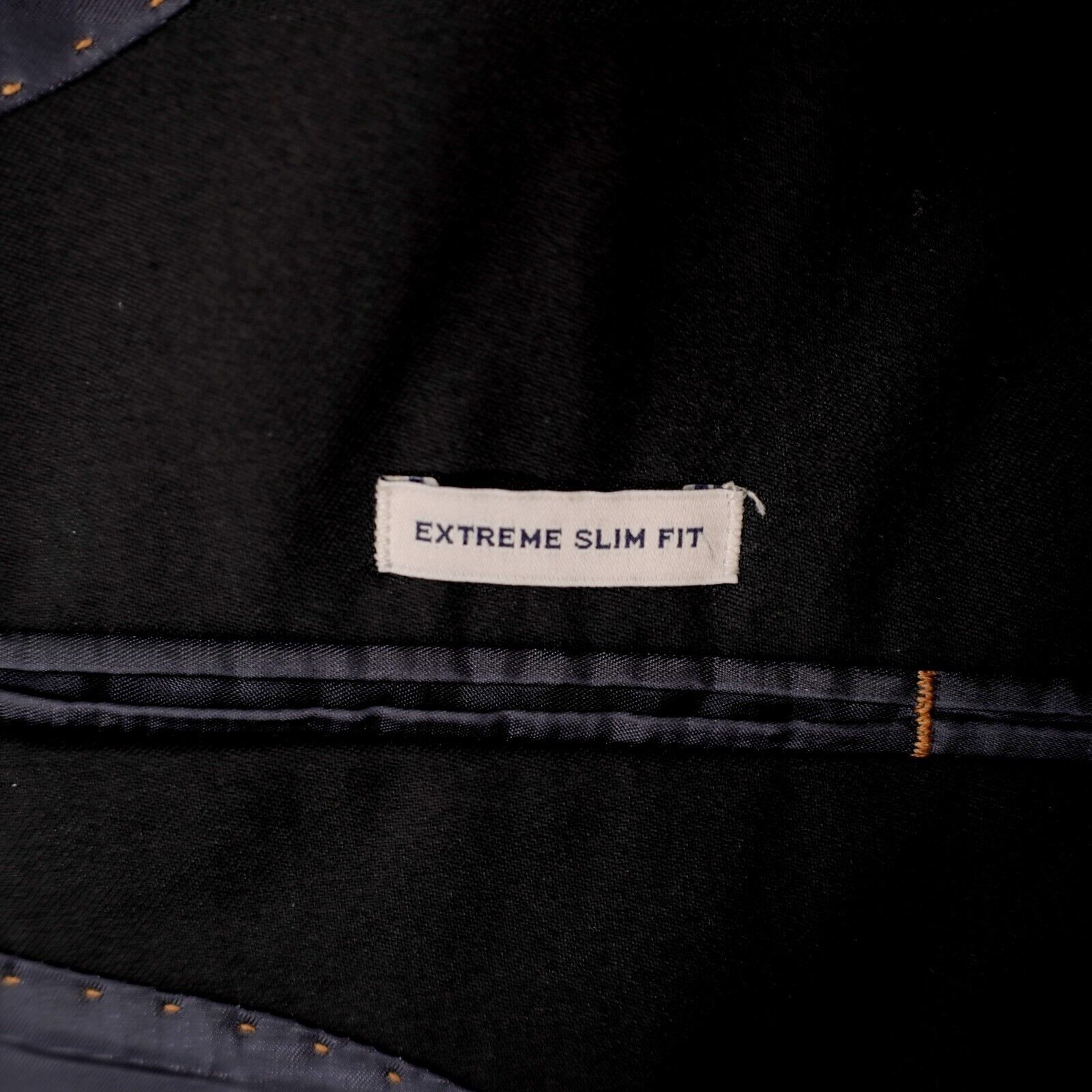 Joseph Abboud Joseph Abboud Reda Super 110s Wool Black 2 Button Blazer 44R Size 44R - 11 Thumbnail