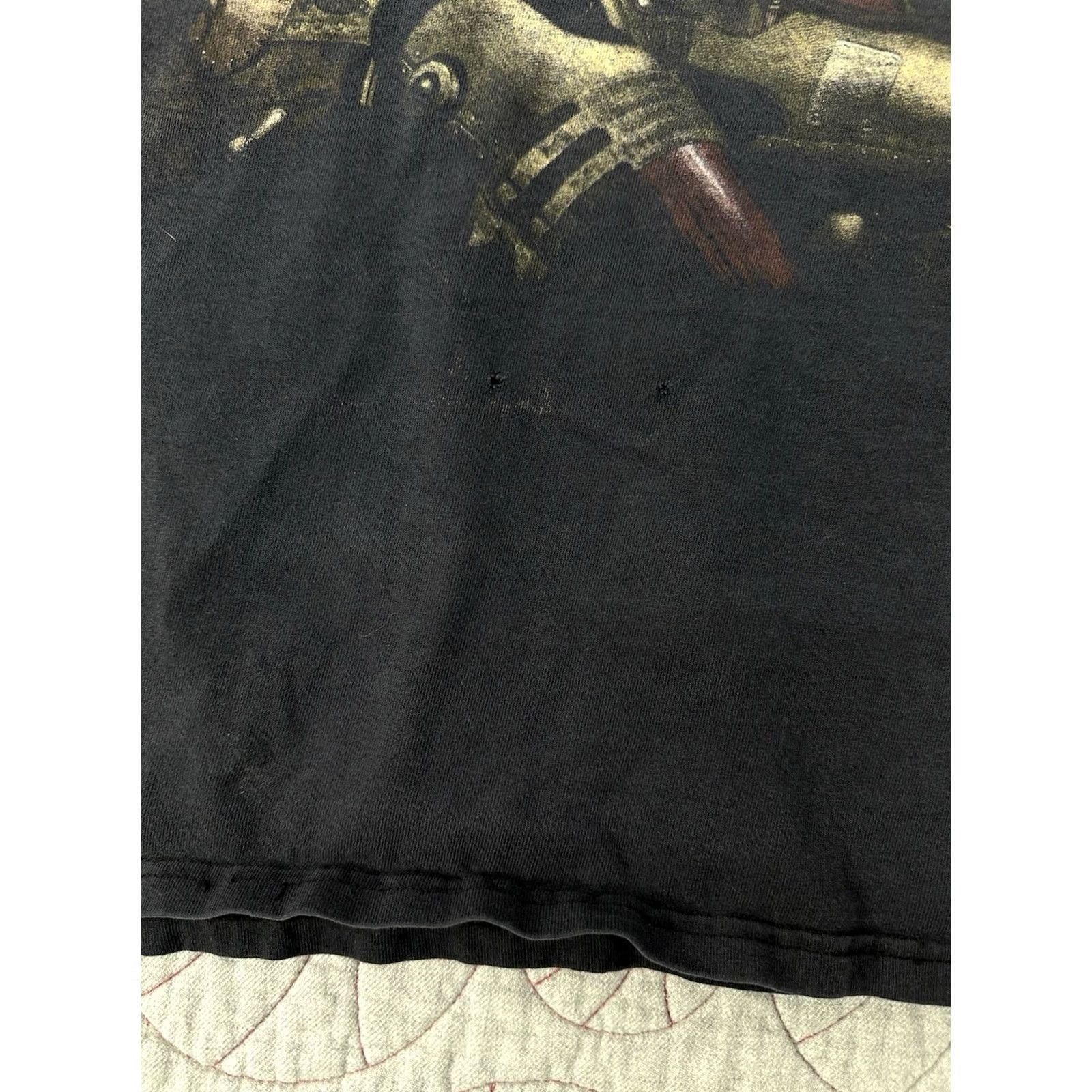 Hanes HALESTORM AMERICAN ROCK BAND Faded Distressed Heavyweight T-Shirt Men’s XL Black Unisex Adults Mens XL Hanes AM194 Personalize Size US XL / EU 56 / 4 - 3 Thumbnail