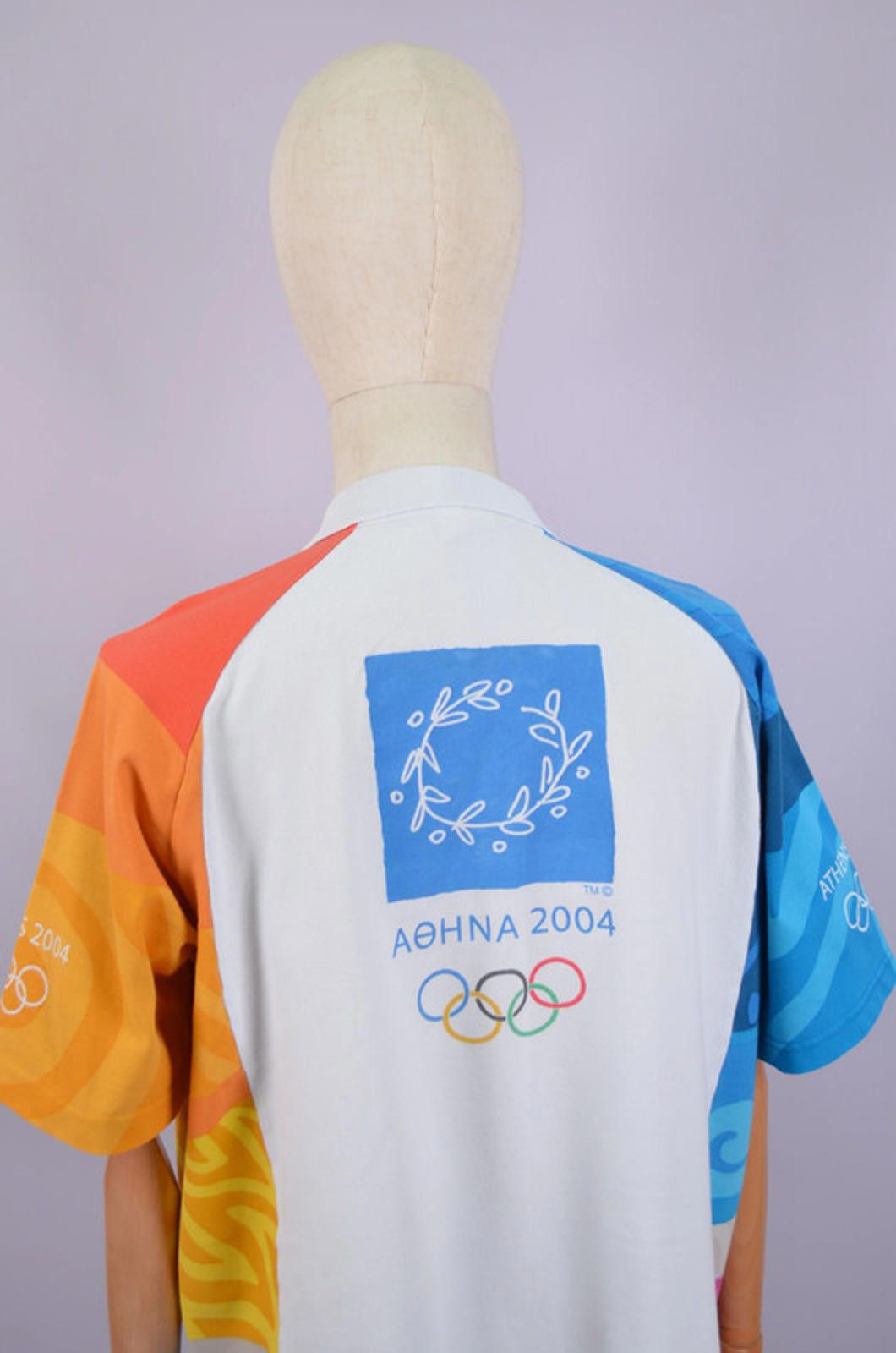 Adidas Athens 2004 Olympic Games Polo Shirt Adidas T Shirt Size XL Size US XL / EU 56 / 4 - 10 Thumbnail