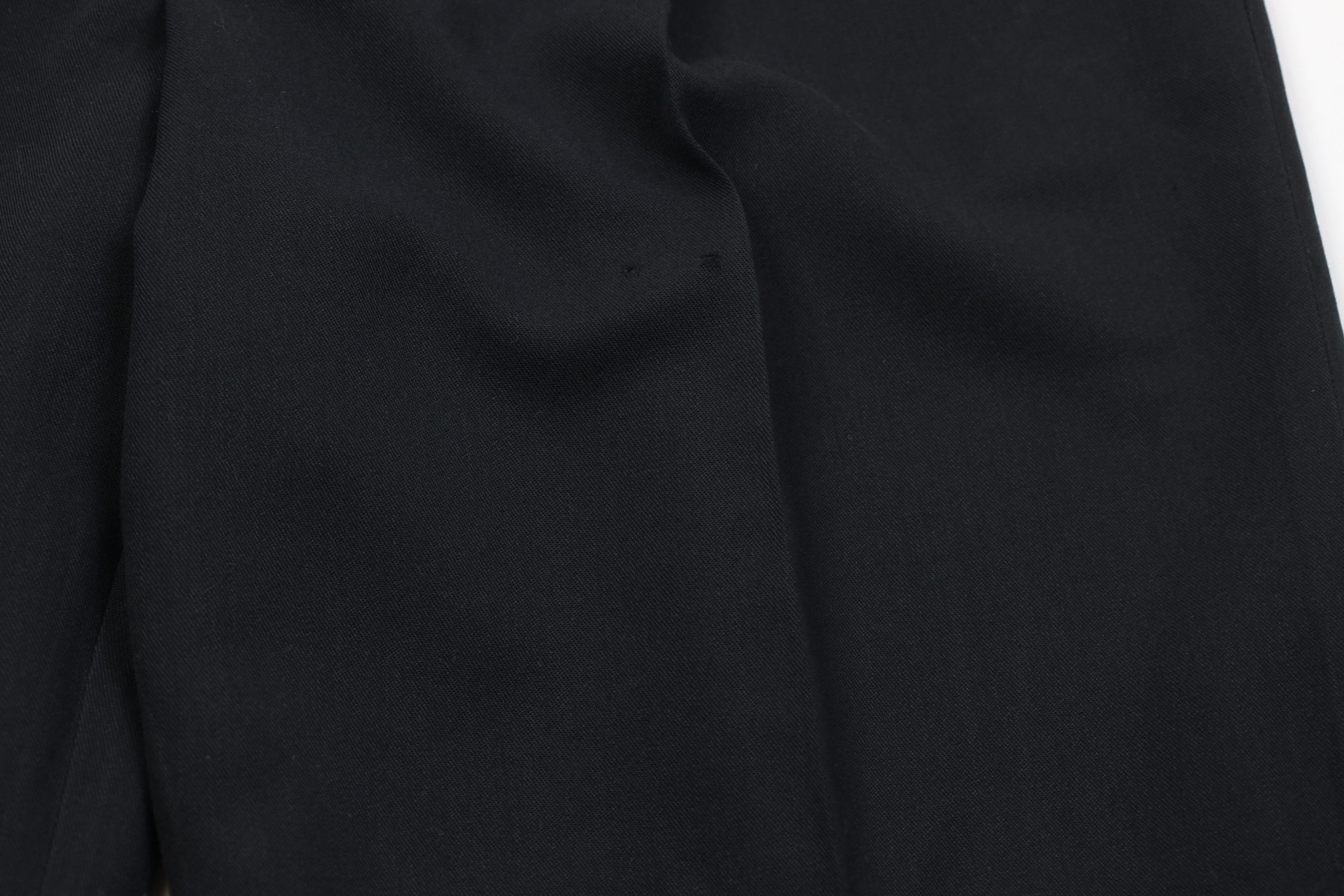 Vintage Vintage 90s Streetwear Silk Blend Wide Leg Chino Pants Black Size US 36 / EU 52 - 6 Thumbnail