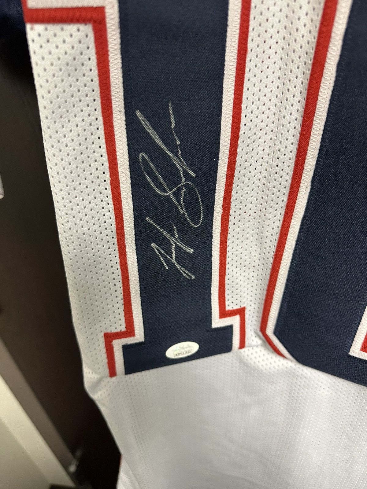 Vintage Authentic Signed New England Patriots Josh Gordon Jersey Size US XL / EU 56 / 4 - 3 Thumbnail
