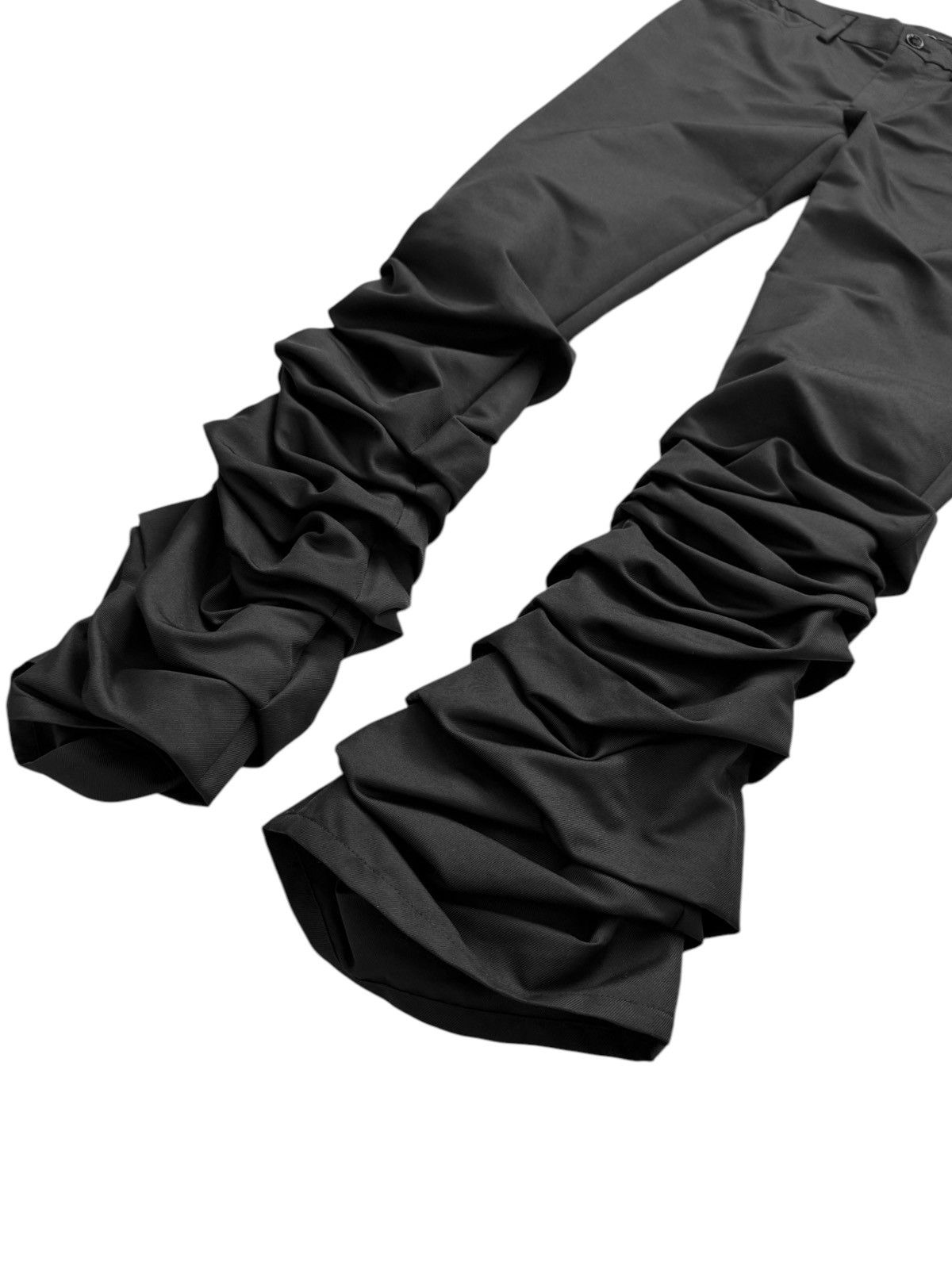Acne Studios Ruffle Stacks Black Trouser Size US 32 / EU 48 - 8 Thumbnail