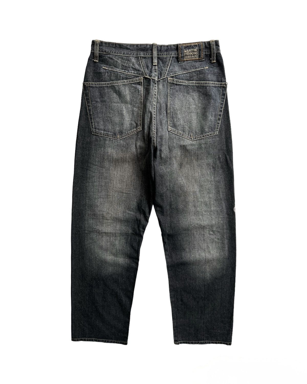 Marithe + Francois Girbaud MARITHÉ & FRANÇOIS GIRBAUD DENIM BAGGY JEANS Size US 32 / EU 48 - 7 Thumbnail