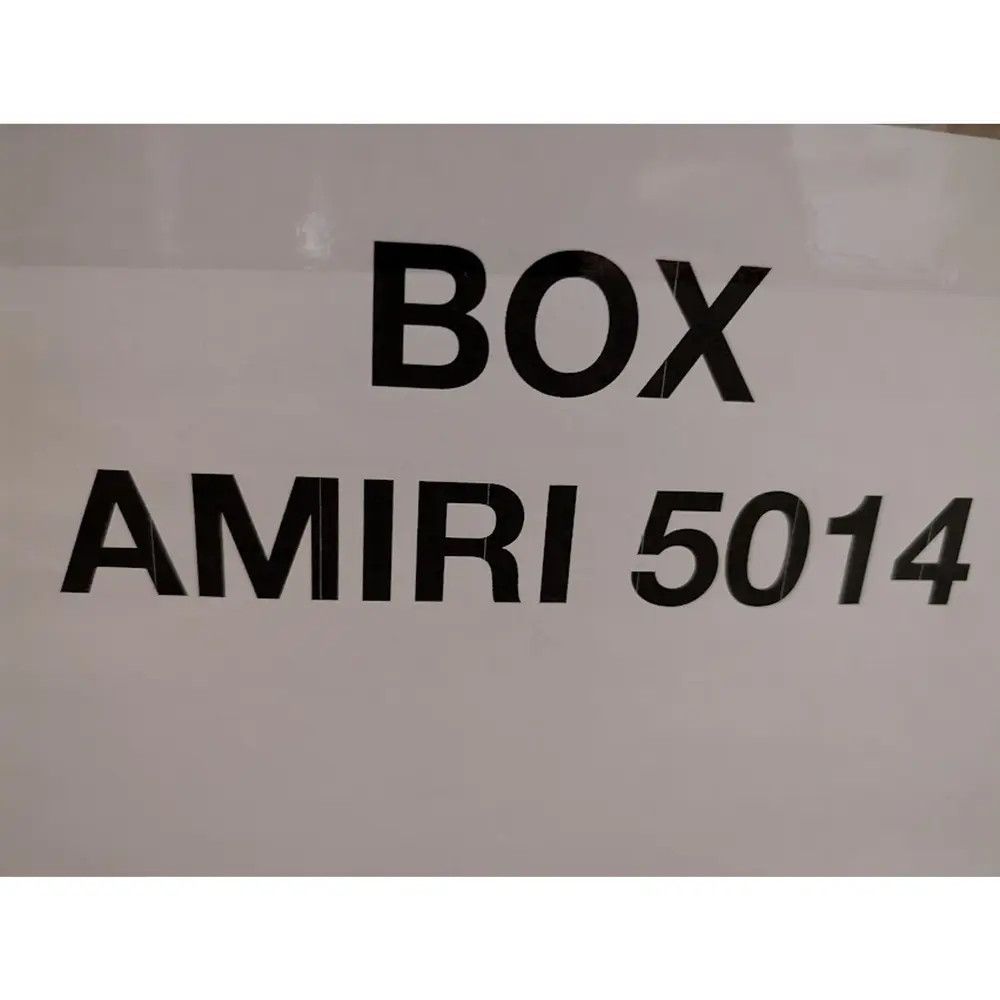 Amiri o1rshd1 Q:2 / Wes Lang x Amiri Logo Crewneck in Black Size US L / EU 52-54 / 3 - 18 Thumbnail
