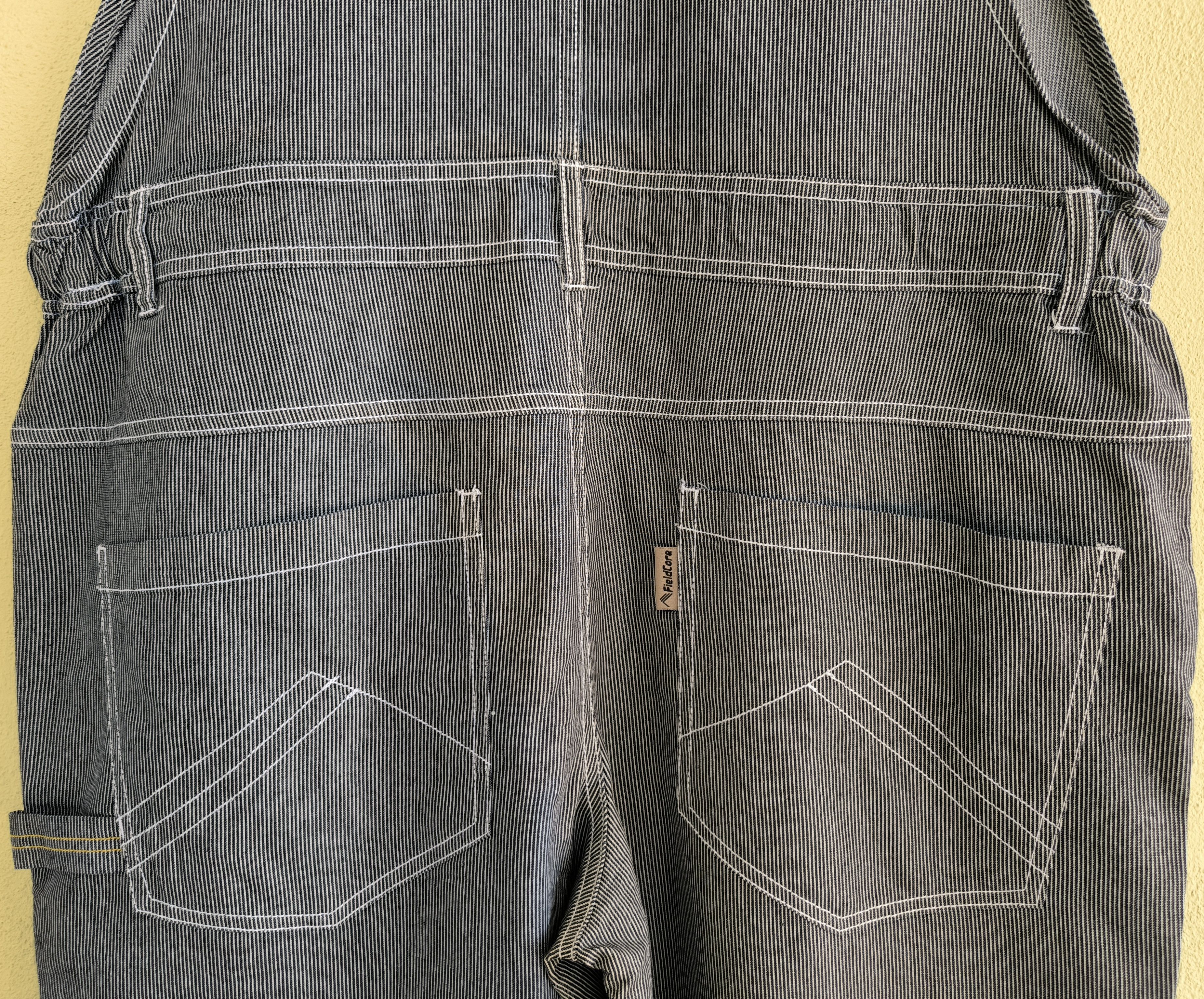 Japanese Brand FIELDCORE workwear hickory overall Size US 38 / EU 54 - 8 Thumbnail