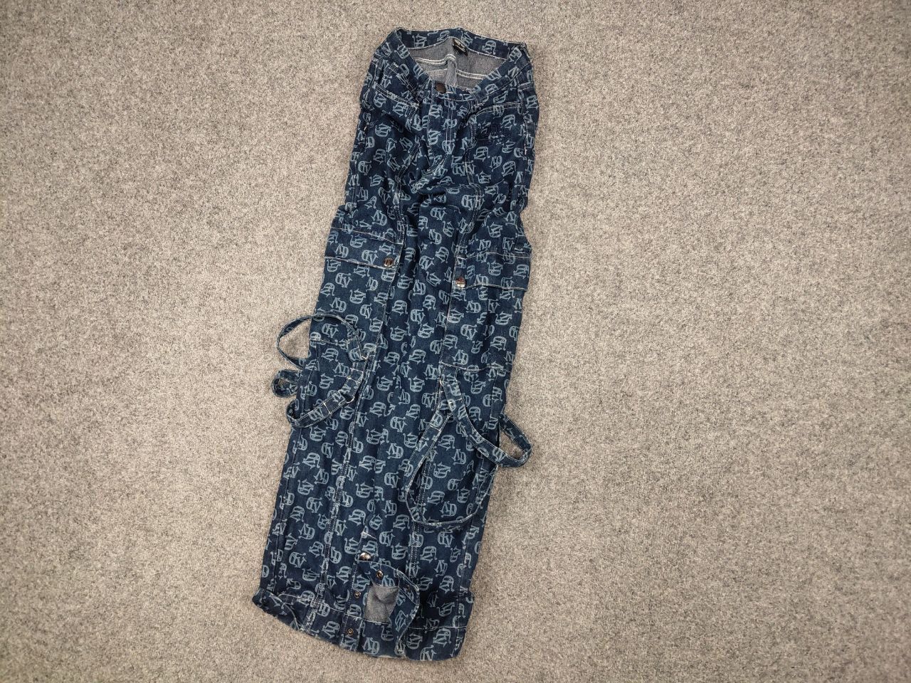 Vintage × Von Dutch Vintage Von Dutch Y2K Print Cargo Baggy Bomdage Jeans Size US 30 / EU 46 - 3 Thumbnail