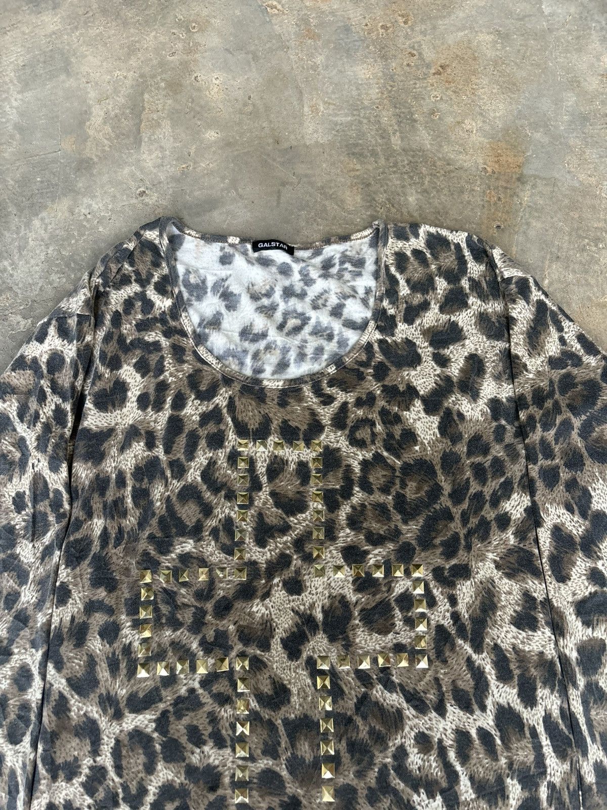 If Six Was Nine × Japanese Brand × Le Grande Bleu (L.G.B.) Y2k Galstar Leopard Ifsixwasnine Lgb Punk Style Longsleeve Size ONE SIZE - 2 Thumbnail
