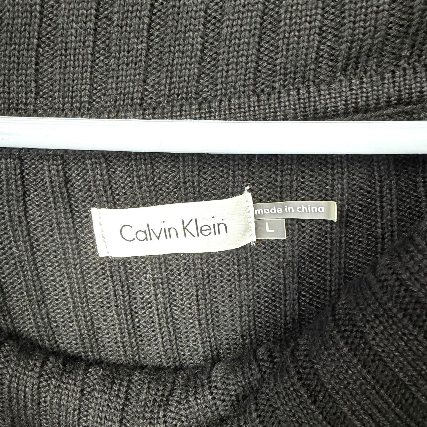 Calvin Klein Calvin Klein Sweater Dress L Black Knit Cowl Neck Dolman Sleeve Knee Length Women Dress Work Casual Vintage: No Size L / US 10 / IT 46 - 4 Thumbnail