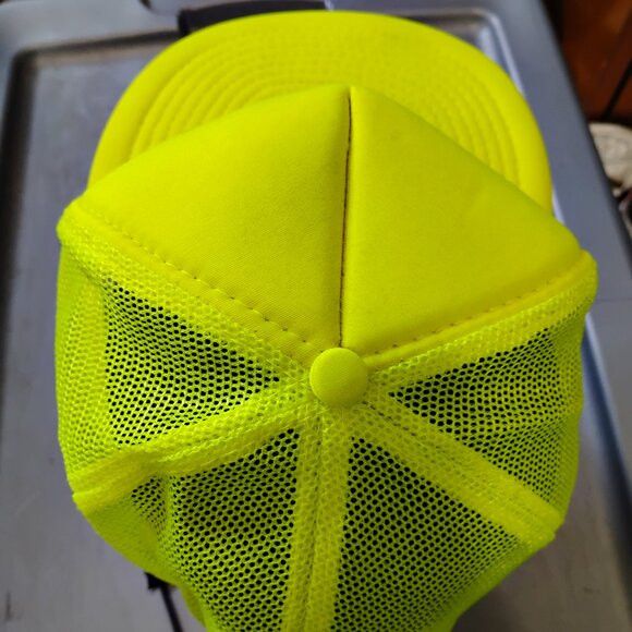 Other Deadstock Vintage Rose Logging Neon Snap Trucker Hat Cap Size ONE SIZE - 5 Thumbnail