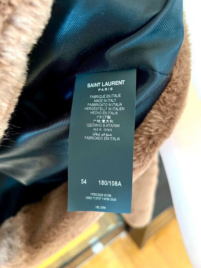 Saint Laurent Paris Saint Laurent Paris Teddy fur jacket-2506 Size US L / EU 52-54 / 3 - 5 Thumbnail