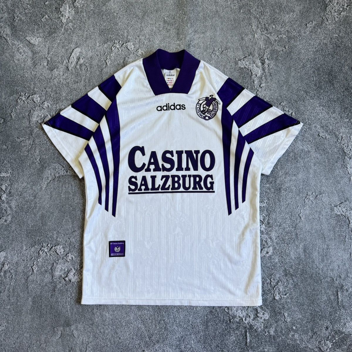 Adidas Vintage Salzburg 1994 1995 Adidas Equipment Football Shirt Size US S / EU 44-46 / 1 - 1 Thumbnail
