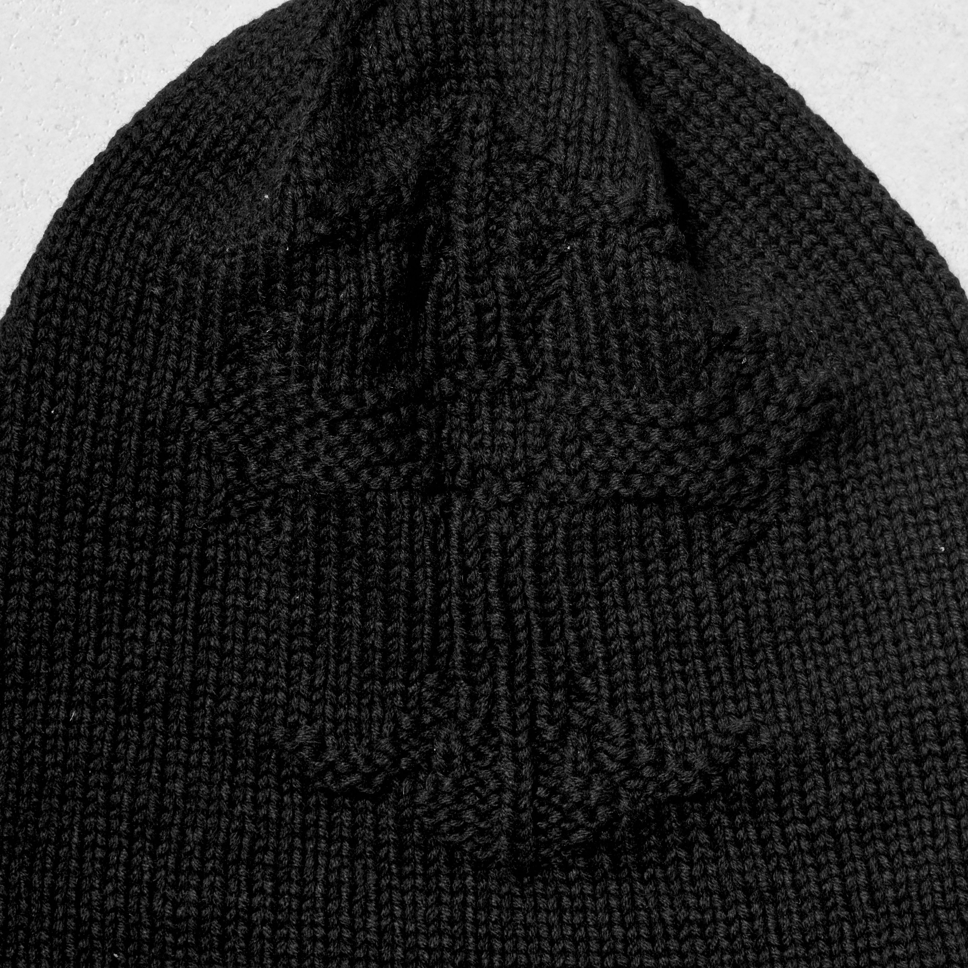 Chrome Hearts VINTAGE Chrome Hearts CH Black Beanie Size ONE SIZE - 4 Thumbnail