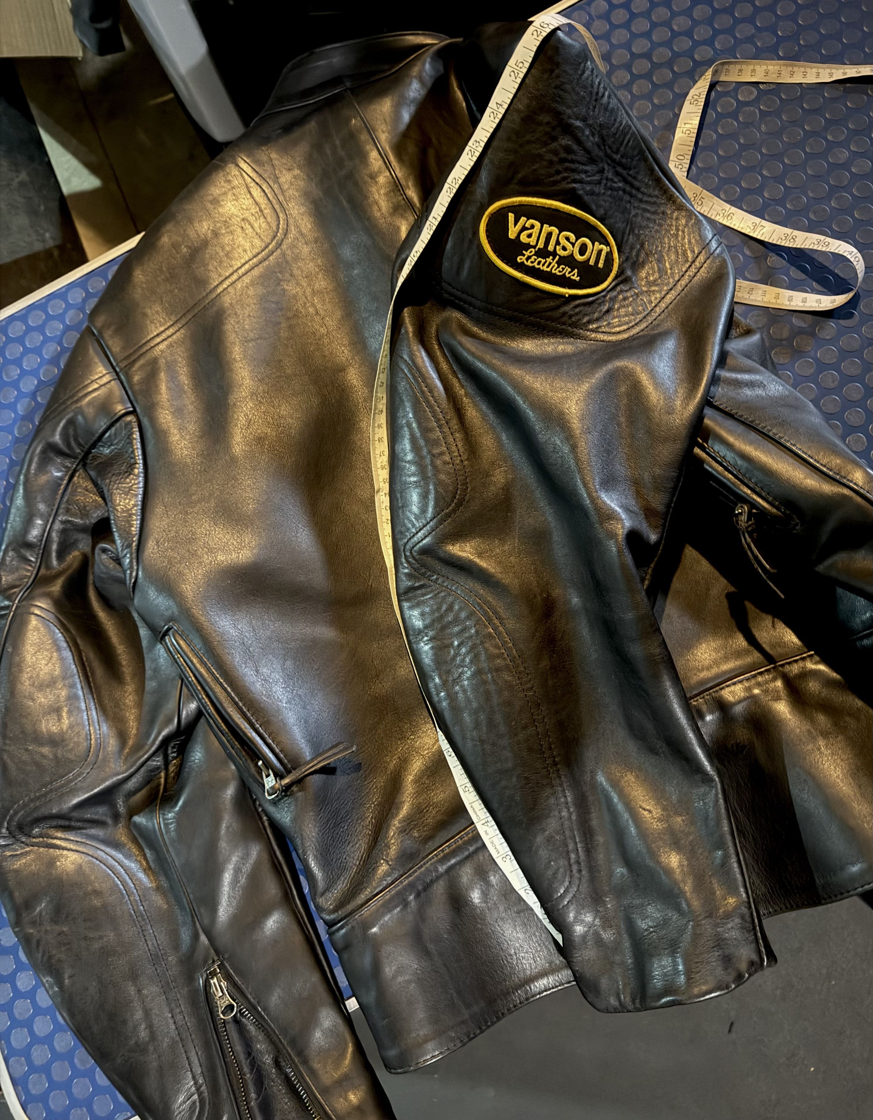 Vanson Leathers Vintage Vanson Manx SZ 48 Excellent!! Size US XL / EU 56 / 4 - 11 Thumbnail