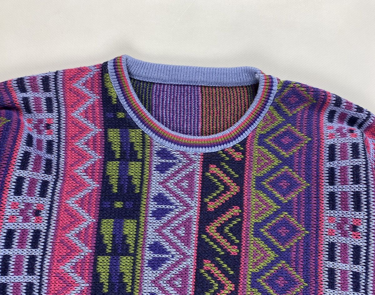 Vintage Vintage Coloured Cable Knit Sweater Size US S / EU 44-46 / 1 - 4 Thumbnail