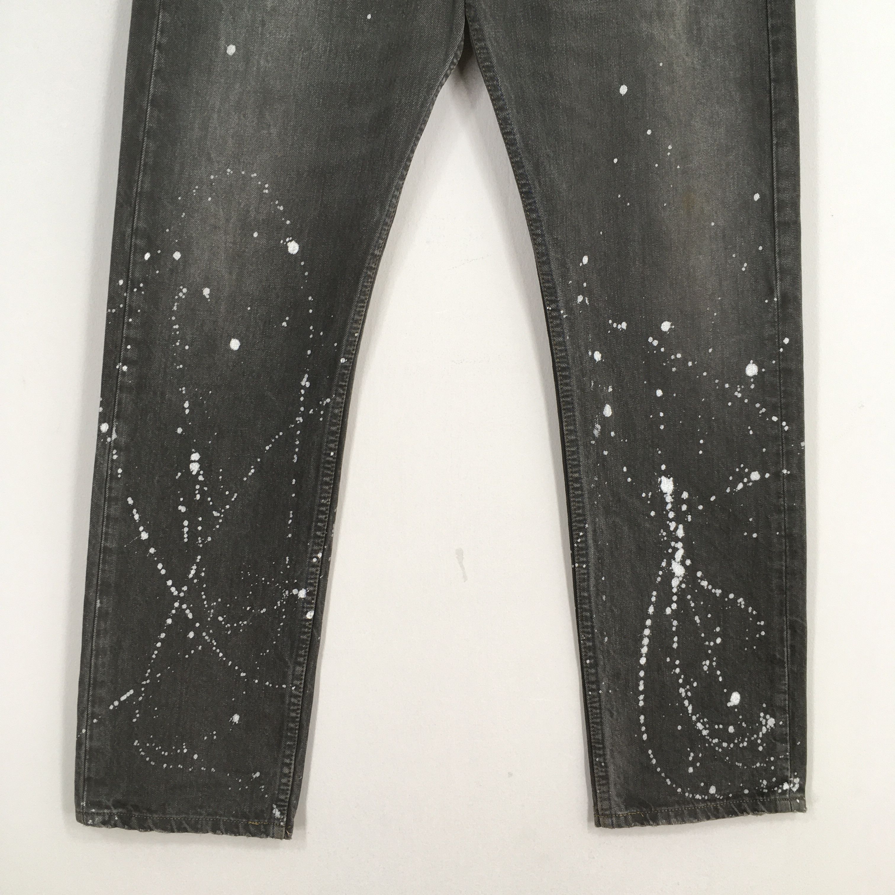 Levi's Size 29x29 Vintage 90s Levi's 505 Faded Black Jeans S1277 Size US 29 - 4 Thumbnail