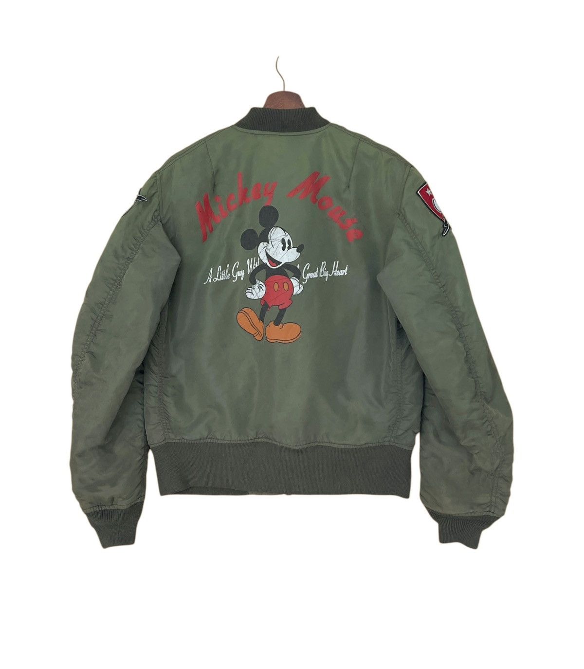 Avirex Vintage Brand Avirex Mickey Mouse Flight Jacket 2000s Size US M / EU 48-50 / 2 - 2 Thumbnail