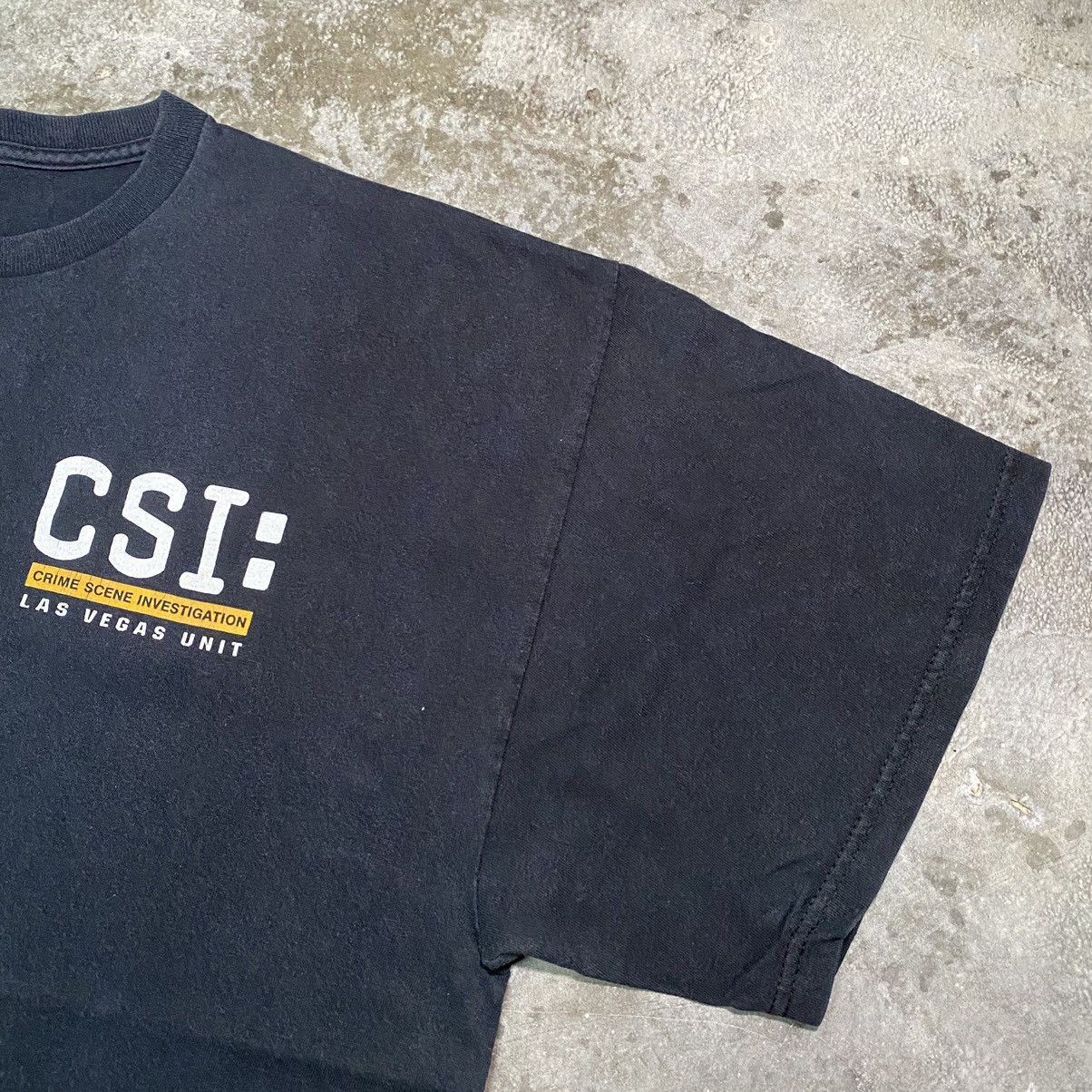 Vintage CSI Crime Scene Investigation Las Vegas Unit Promo Tshirt Size US XL / EU 56 / 4 - 7 Thumbnail