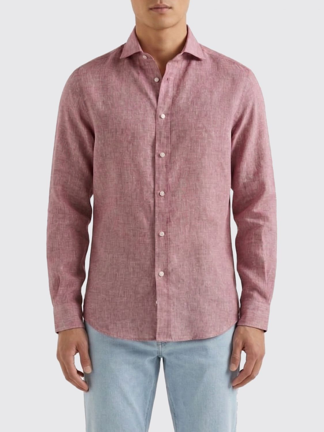Brunello Cucinelli Brunello Cucinelli Shirt Men Red Size US XL / EU 56 / 4 - 1 Thumbnail