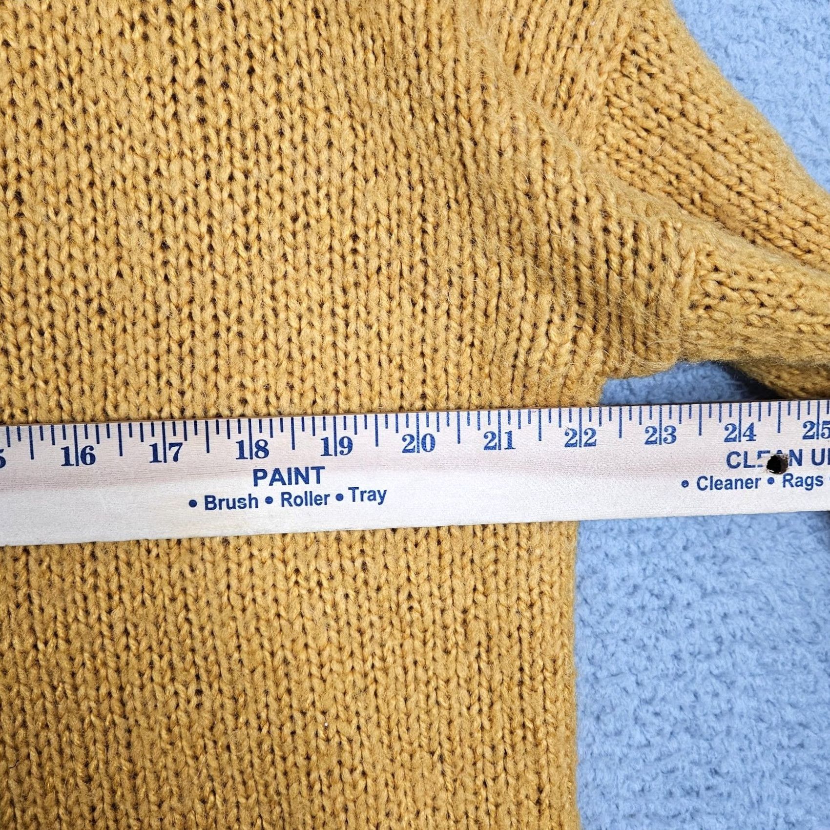 Madewell Madewell Pullover Sweater V-Neck Balloon Sleeve XS? no, M color Yellow Size M Women Unit? Not needed. Size M / US 6-8 / IT 42-44 - 4 Thumbnail