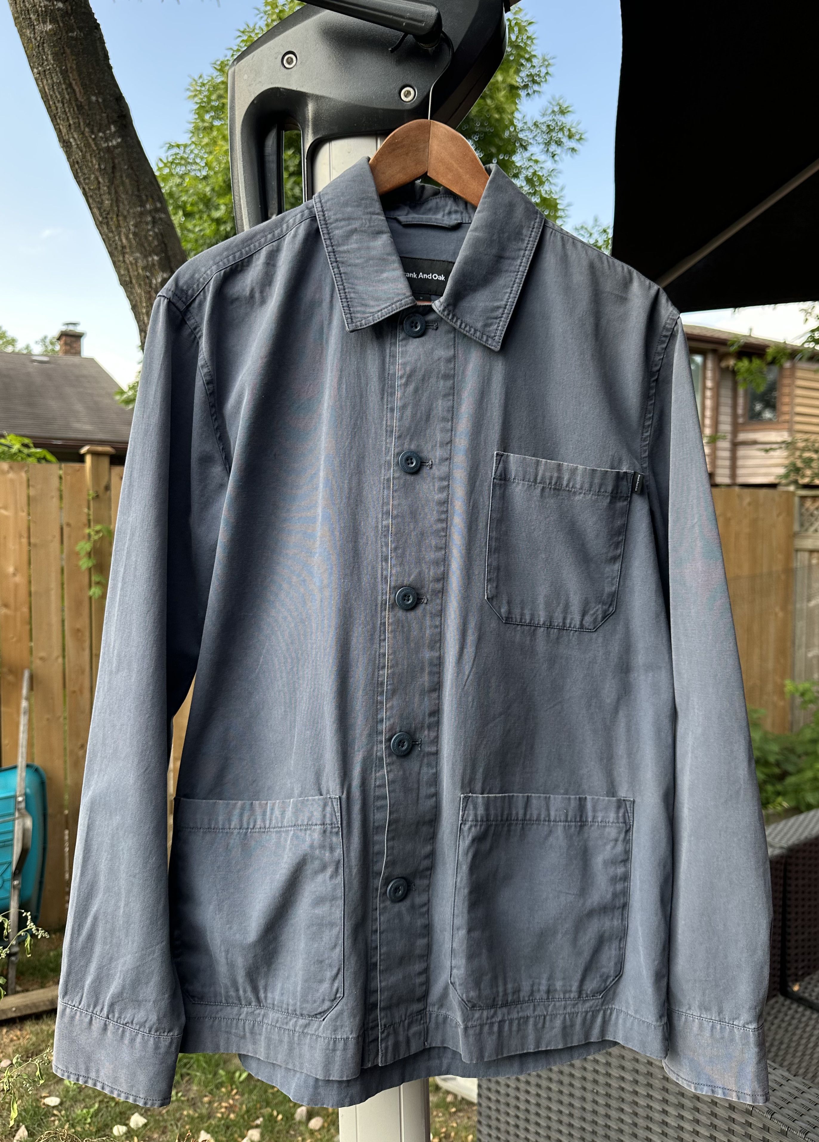 Frank & Oak Slate Overshirt / Chore Jacket Size US S / EU 44-46 / 1 - 1 Thumbnail